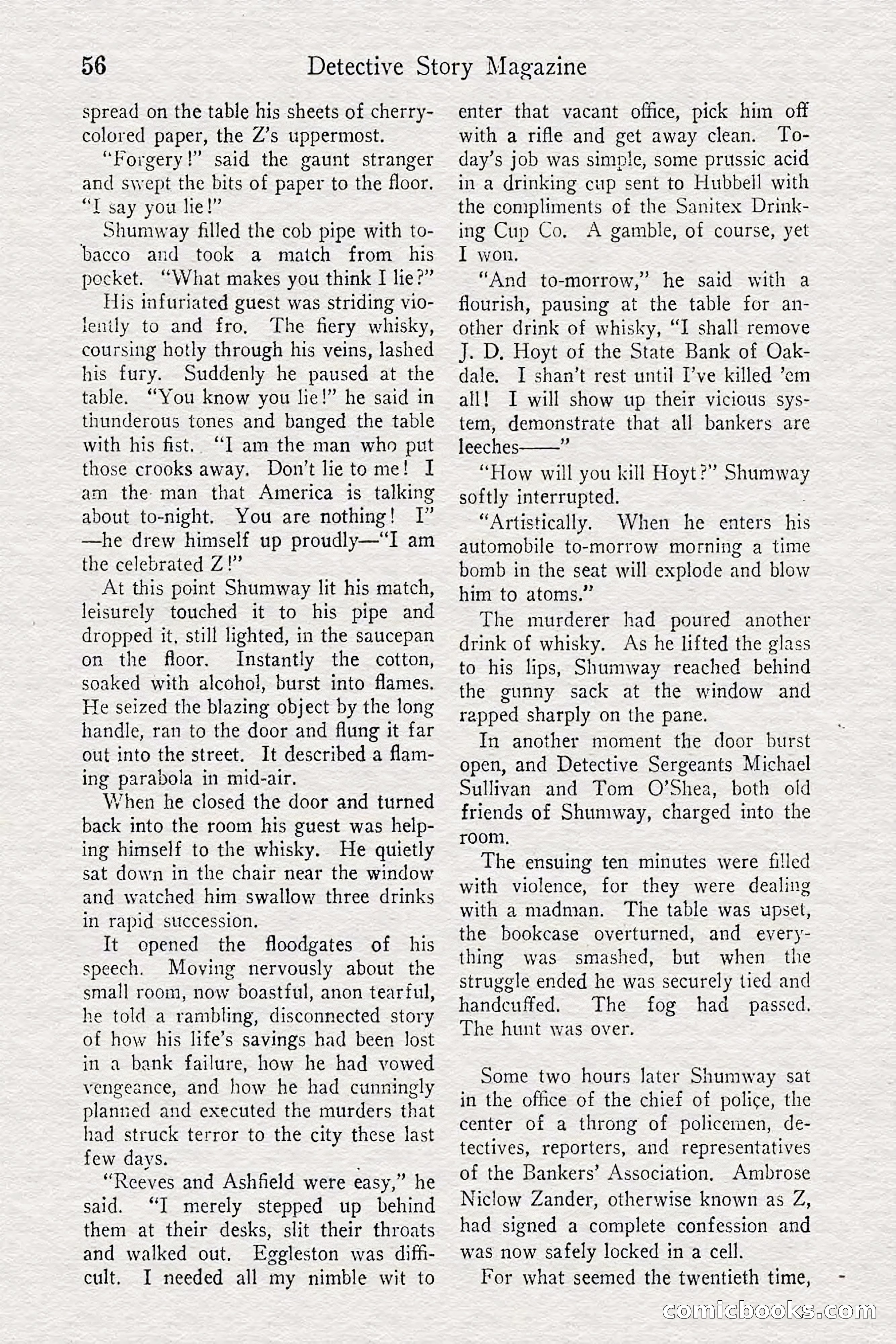 Detective Story Magazine — page 58 of 148