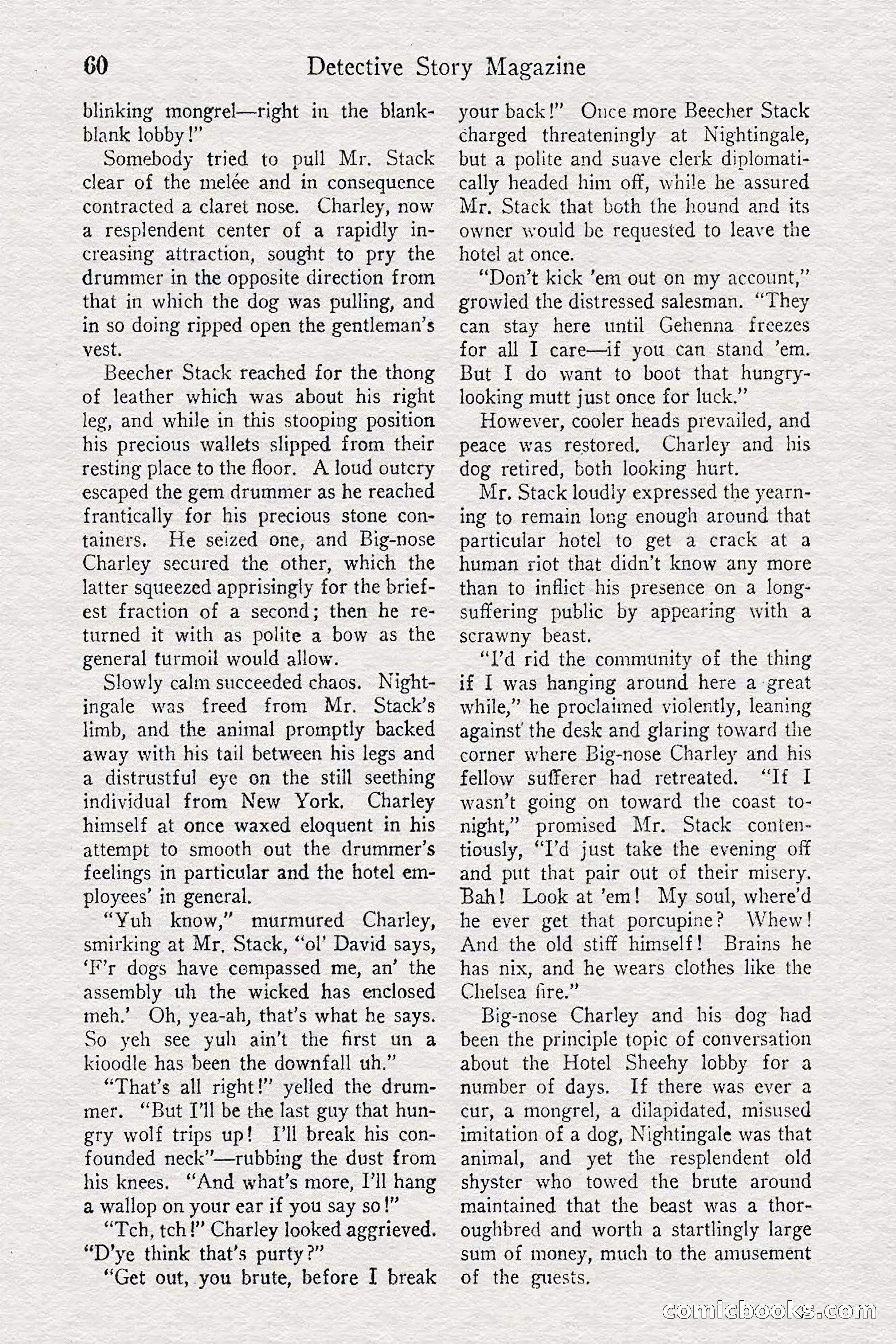Detective Story Magazine — page 62 of 148