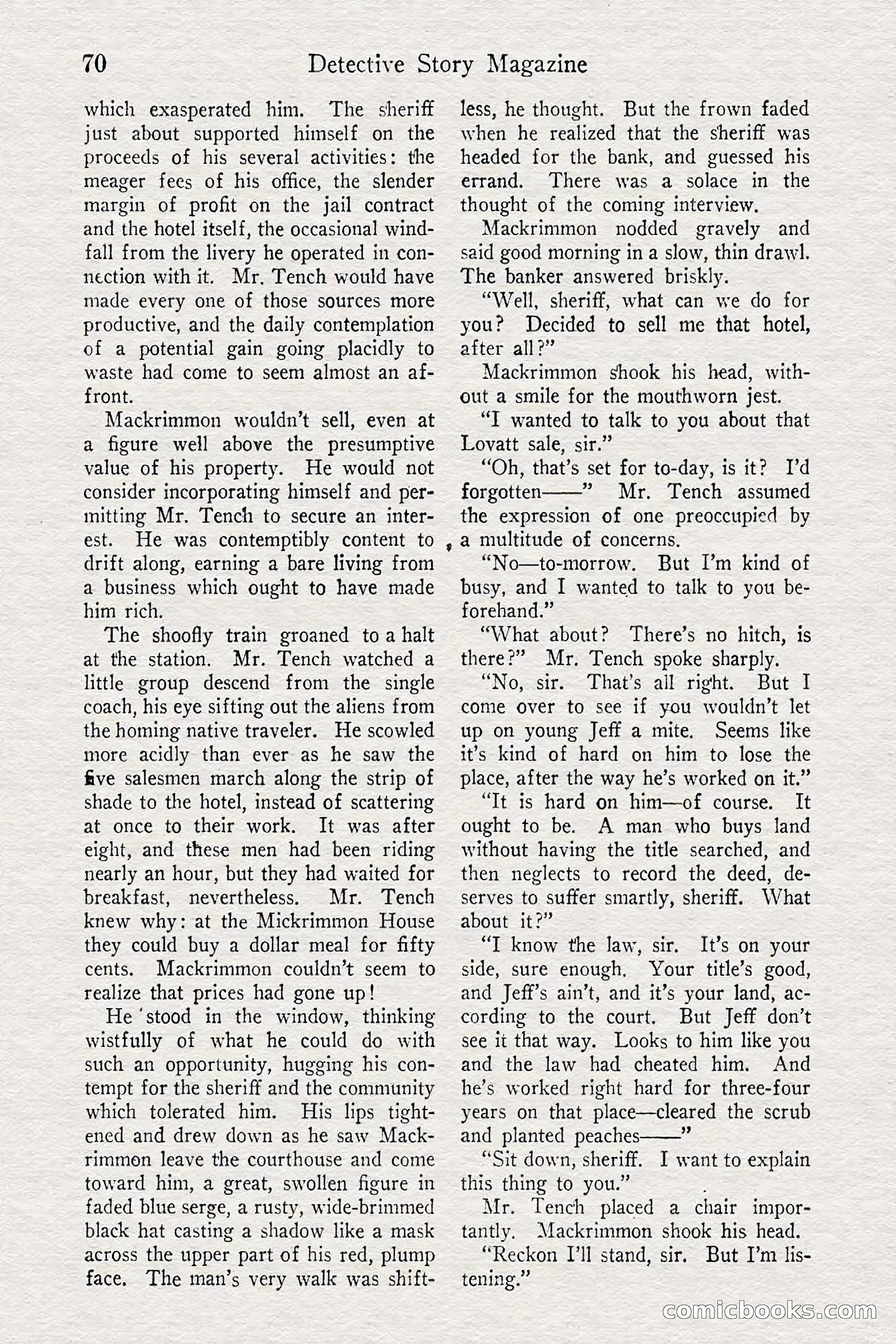 Detective Story Magazine — page 72 of 148