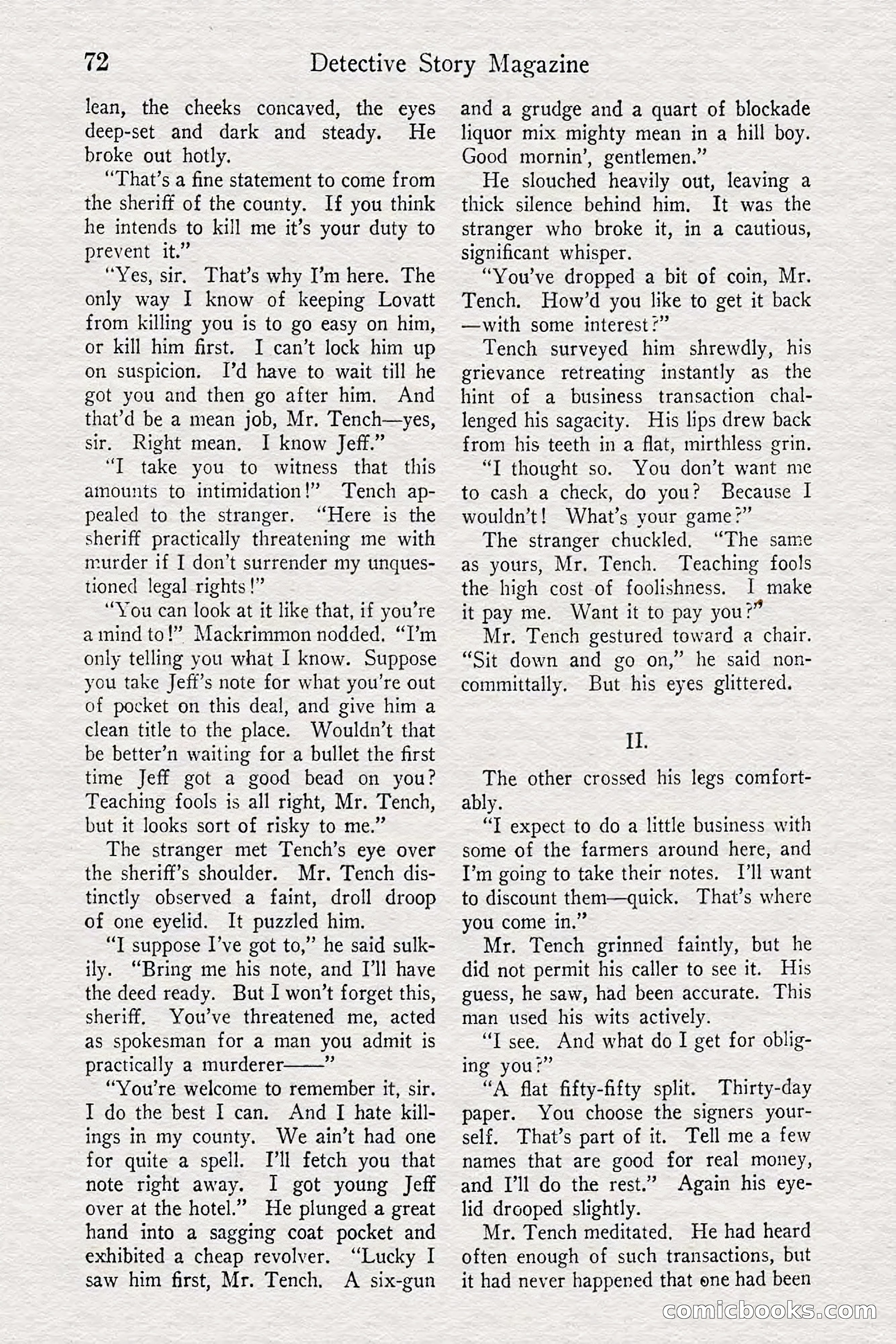 Detective Story Magazine — page 74 of 148
