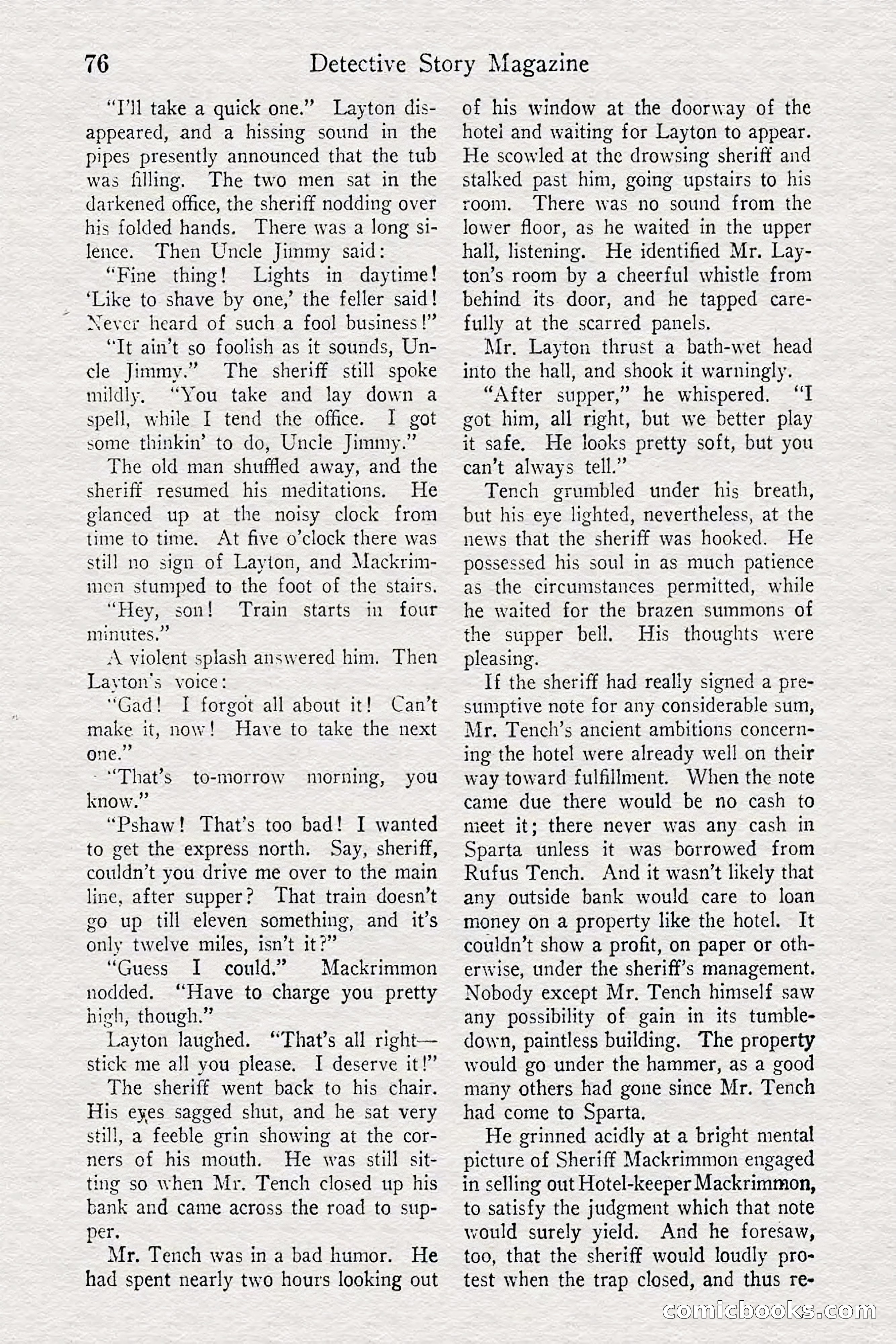 Detective Story Magazine — page 78 of 148
