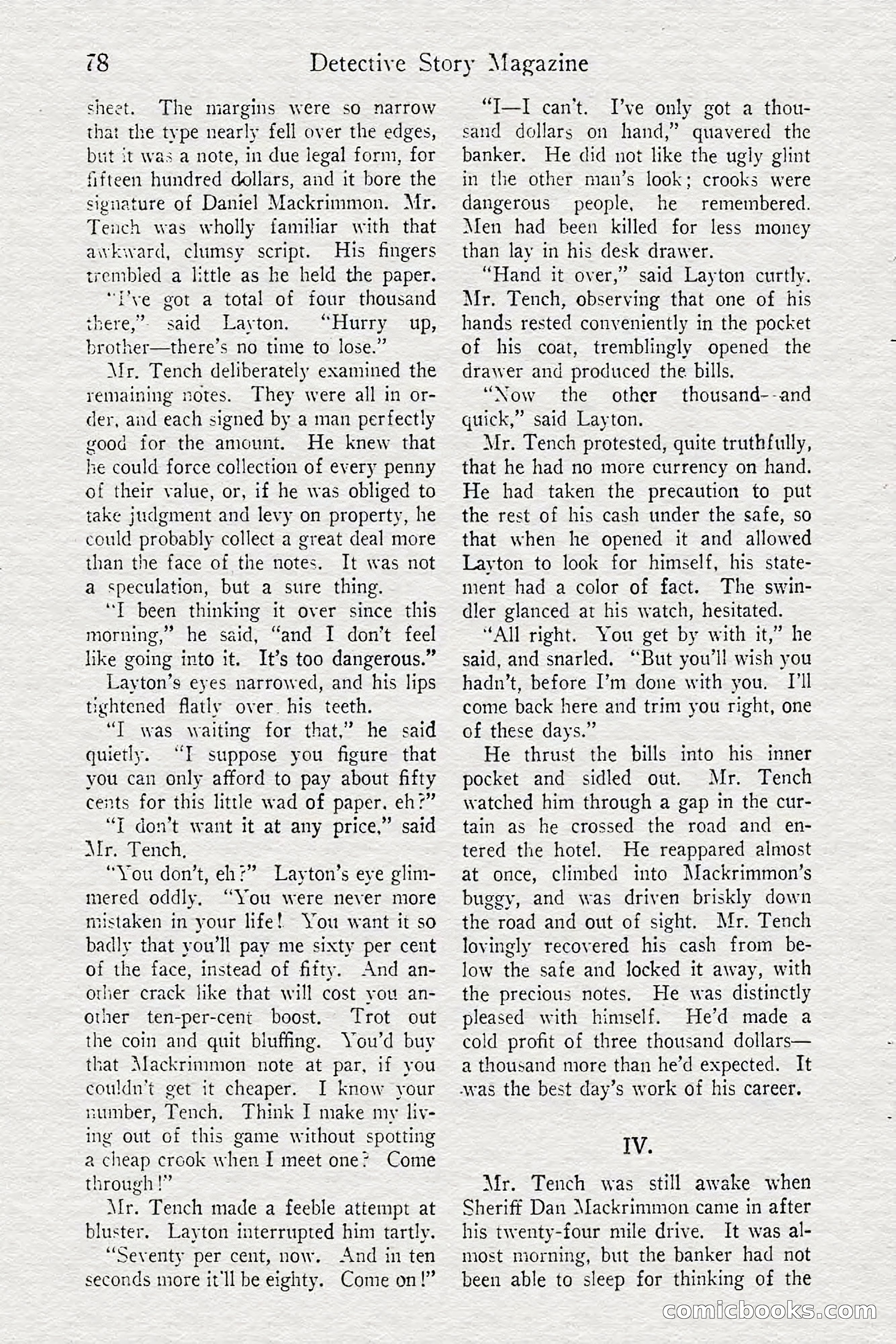 Detective Story Magazine — page 80 of 148