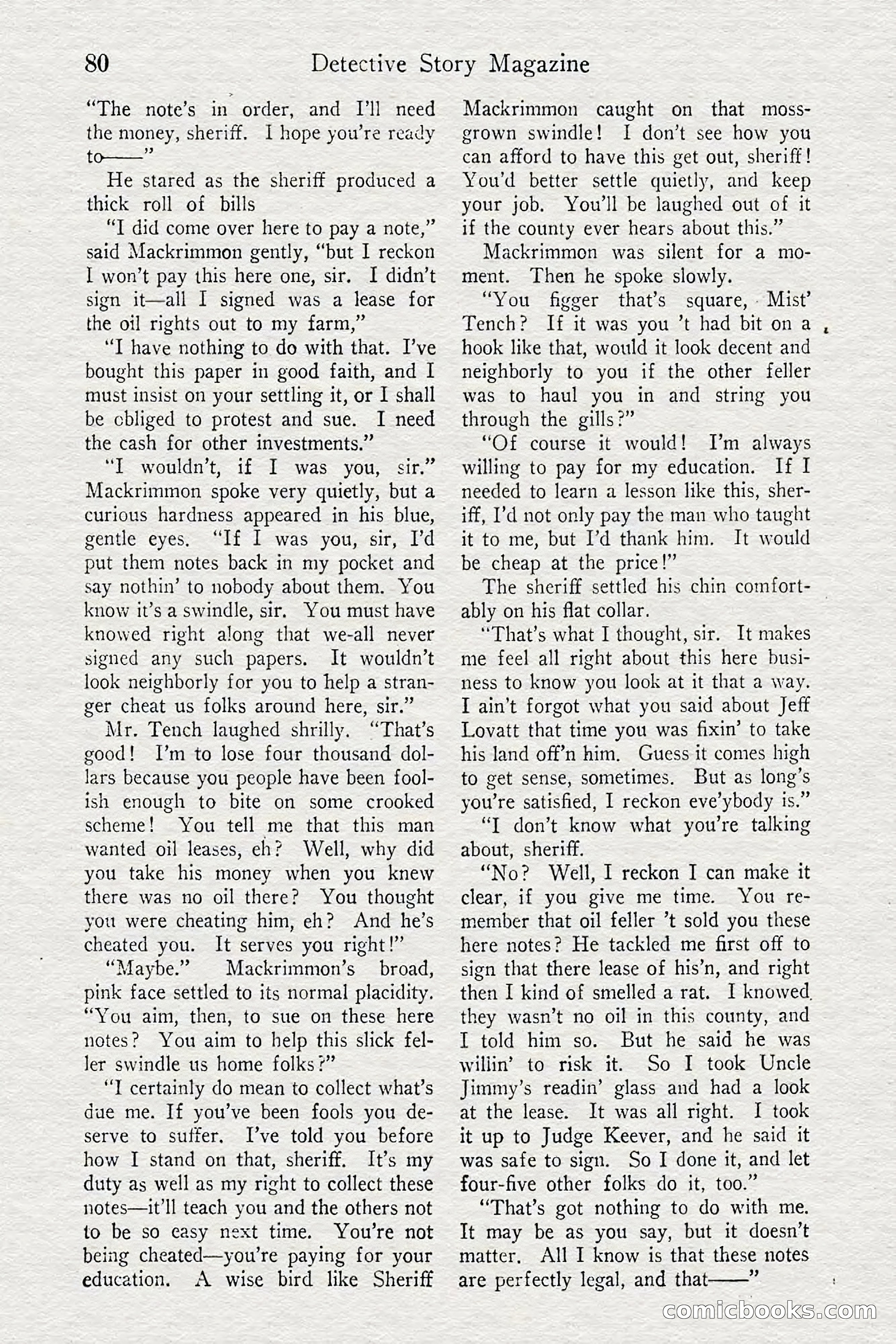 Detective Story Magazine — page 82 of 148