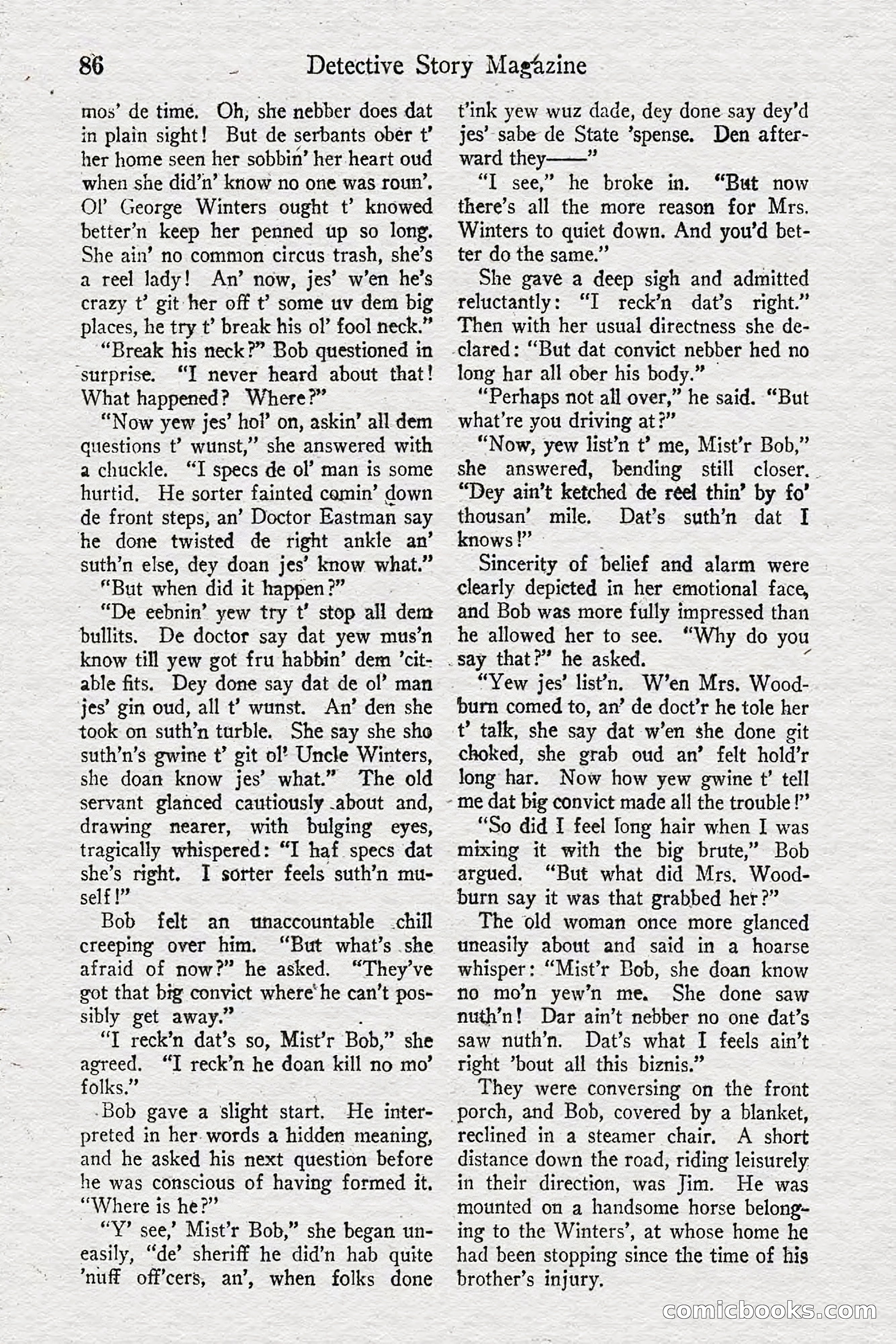 Detective Story Magazine — page 88 of 148