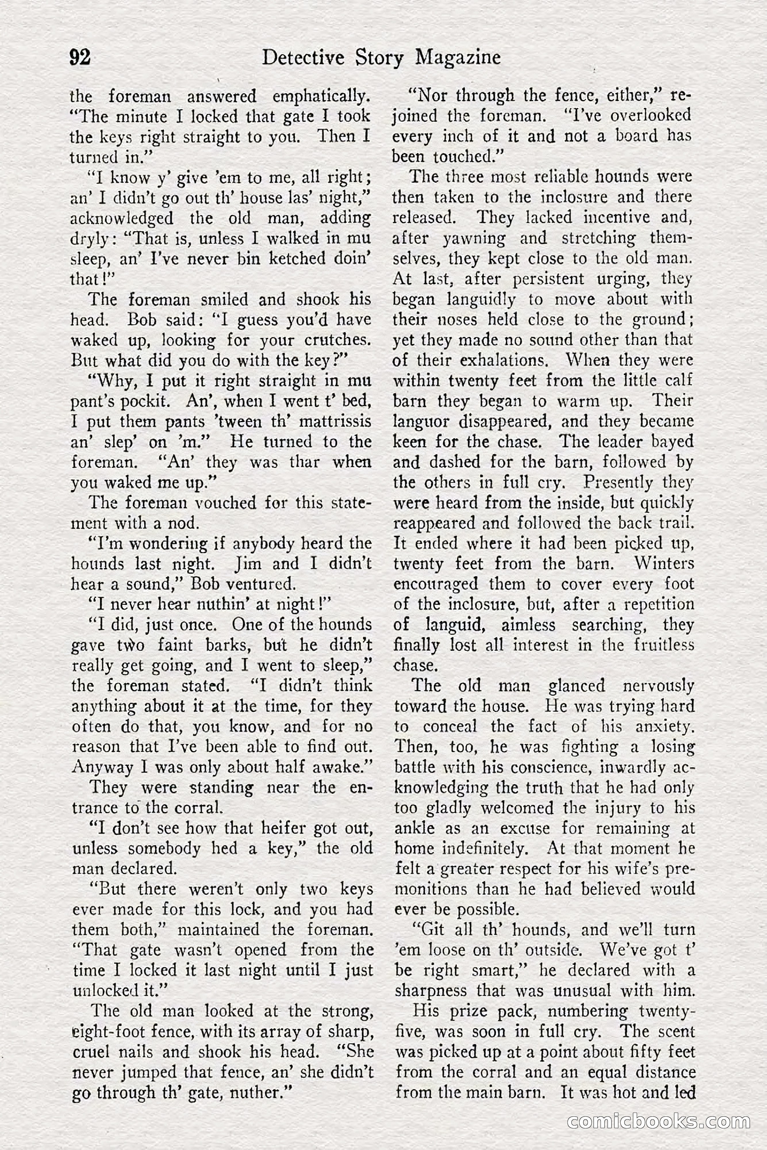Detective Story Magazine — page 94 of 148