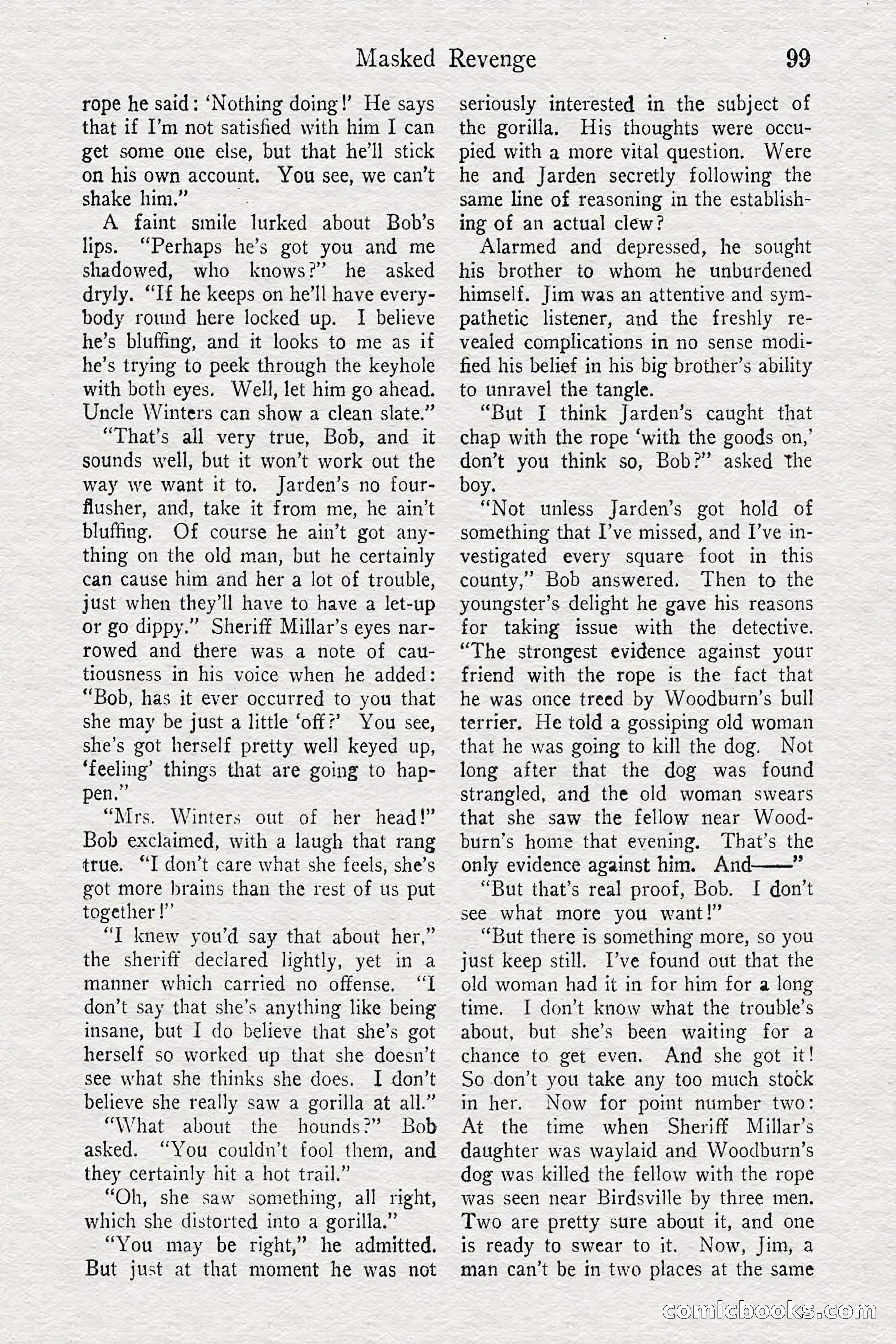 Detective Story Magazine — page 101 of 148