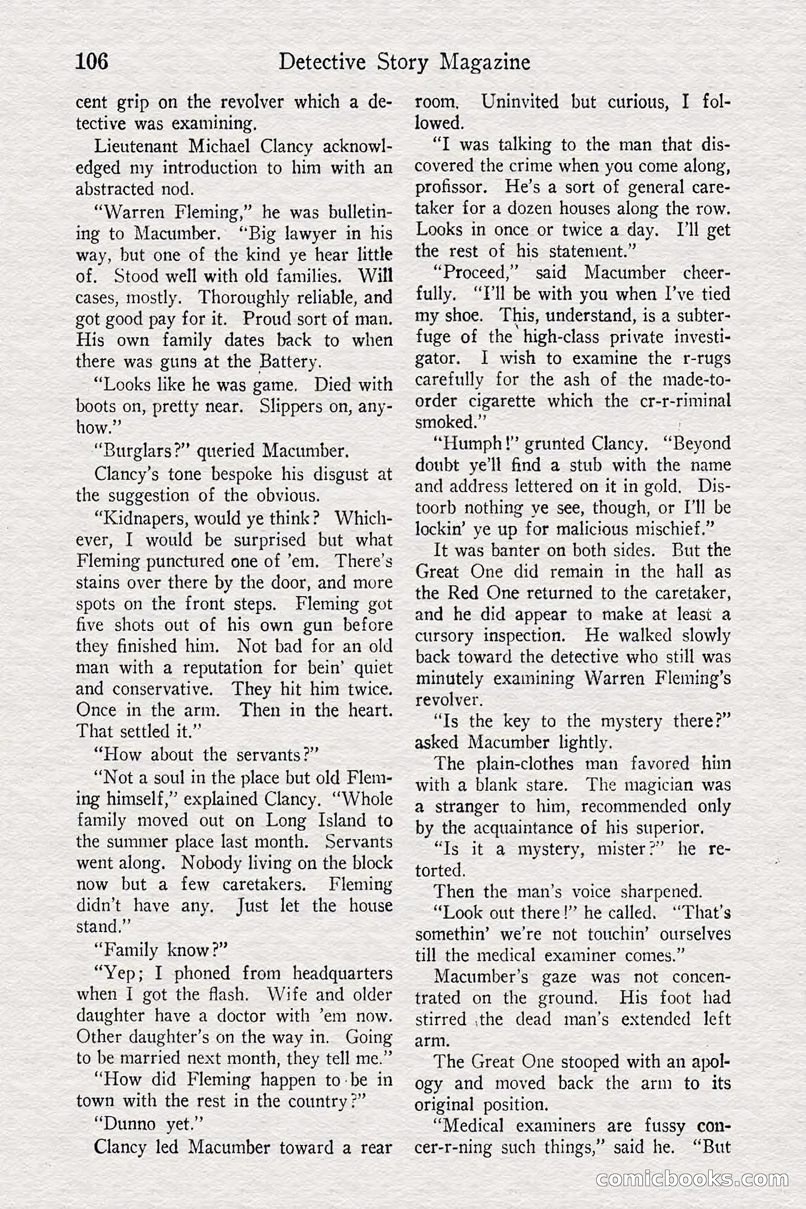 Detective Story Magazine — page 108 of 148