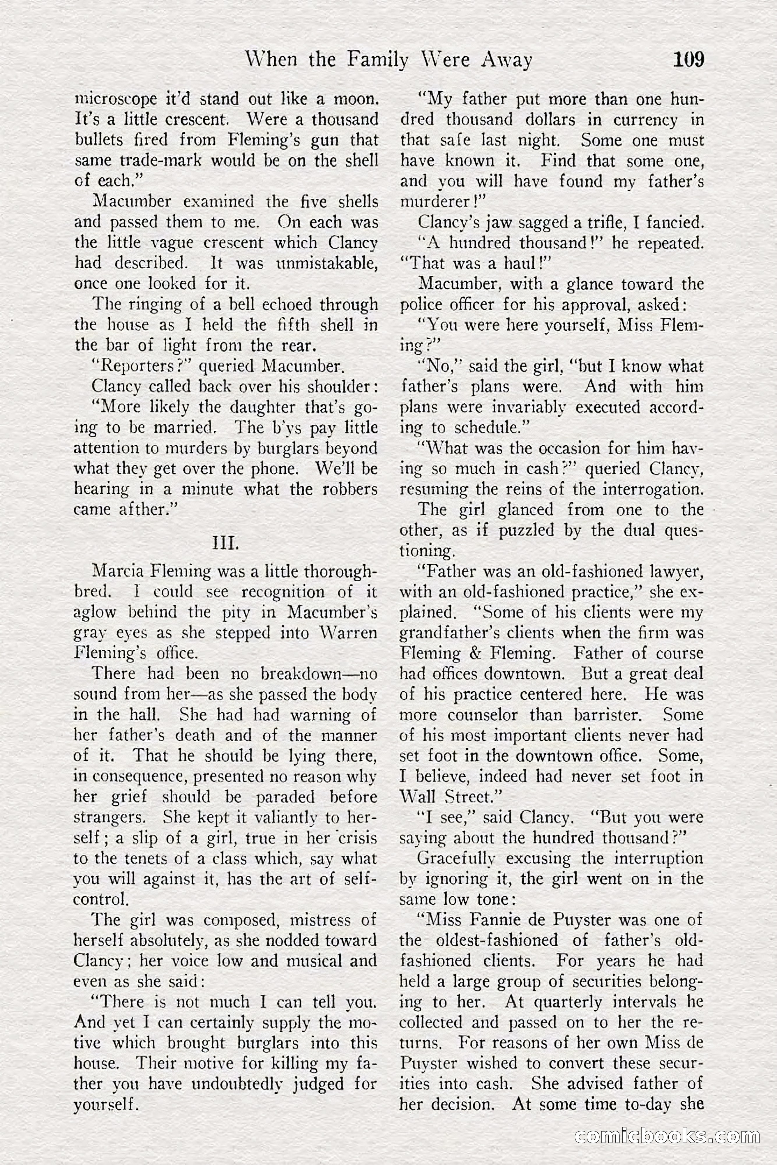 Detective Story Magazine — page 111 of 148