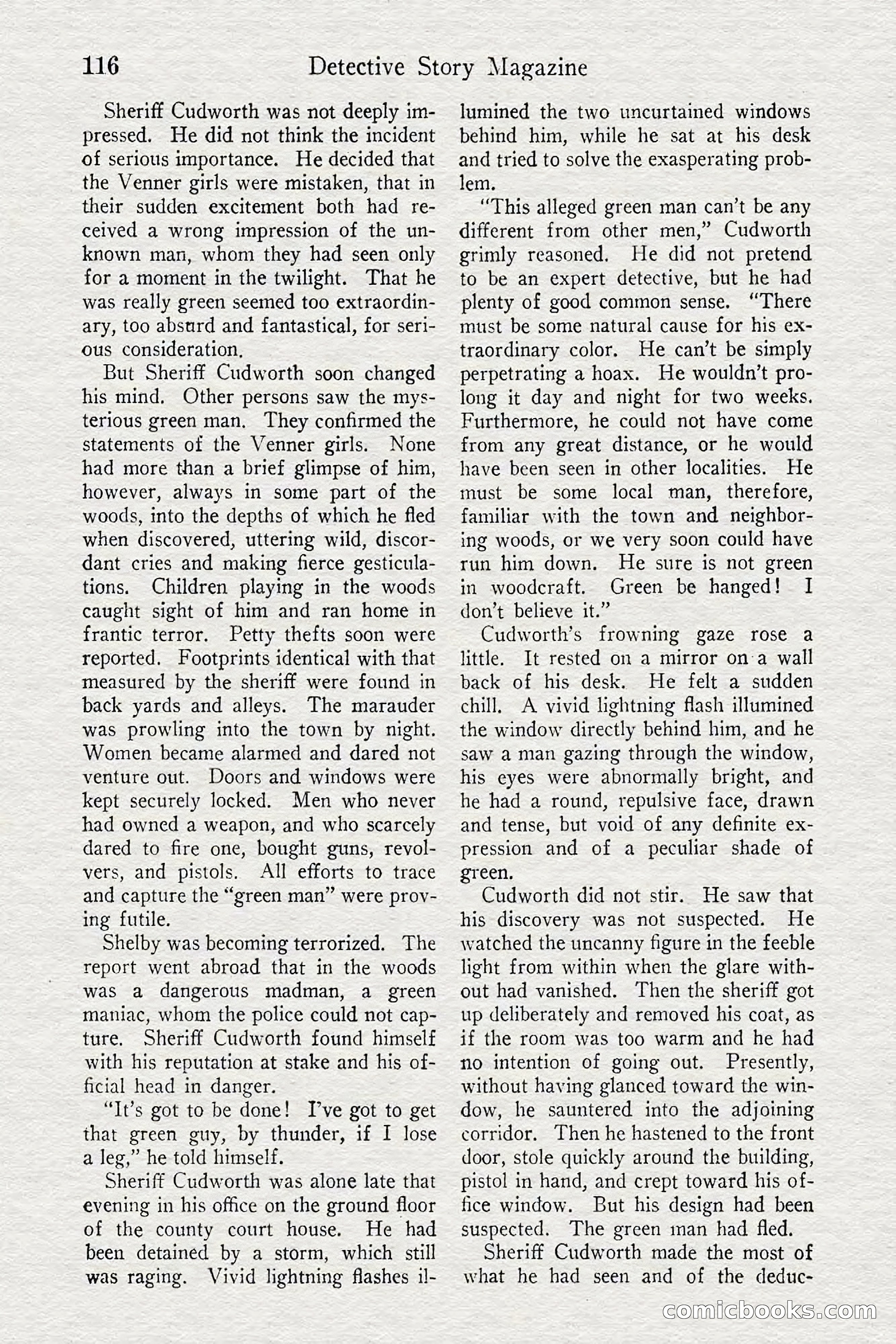 Detective Story Magazine — page 118 of 148