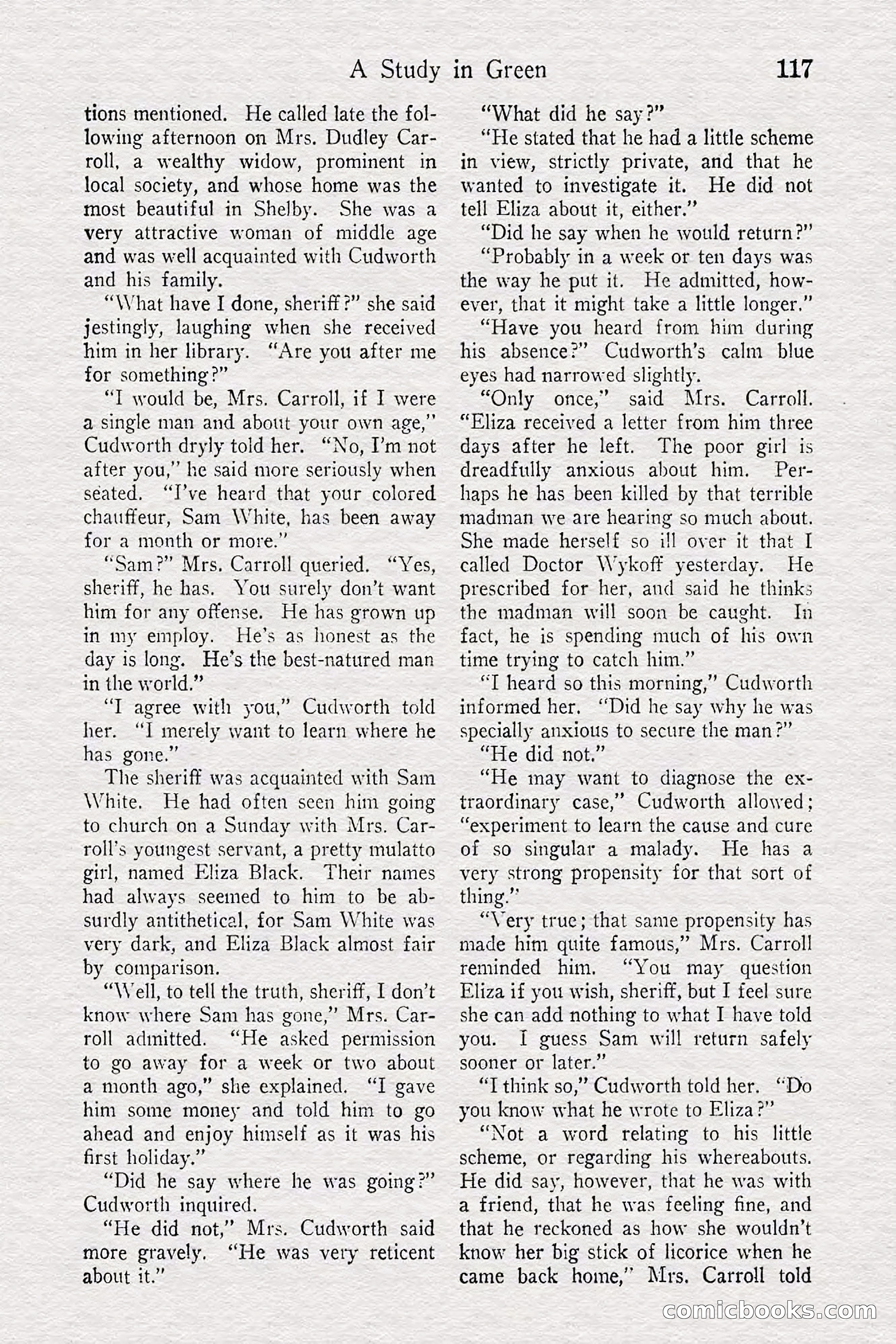 Detective Story Magazine — page 119 of 148