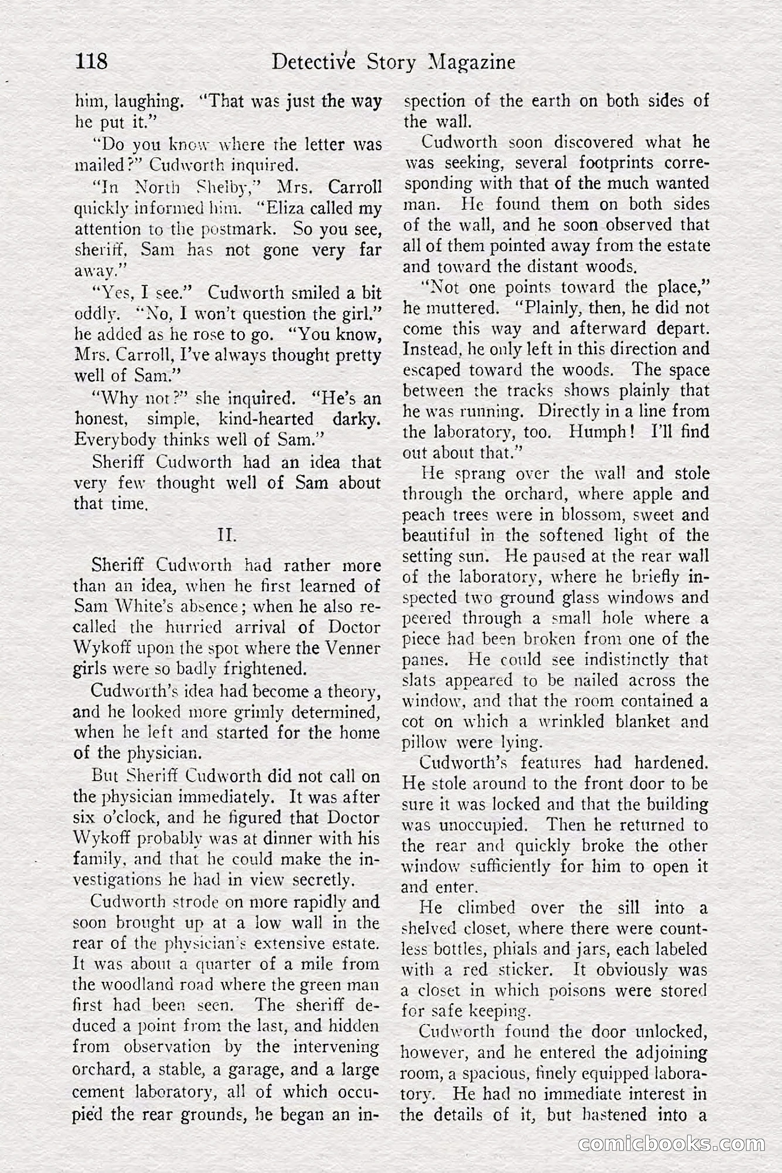 Detective Story Magazine — page 120 of 148