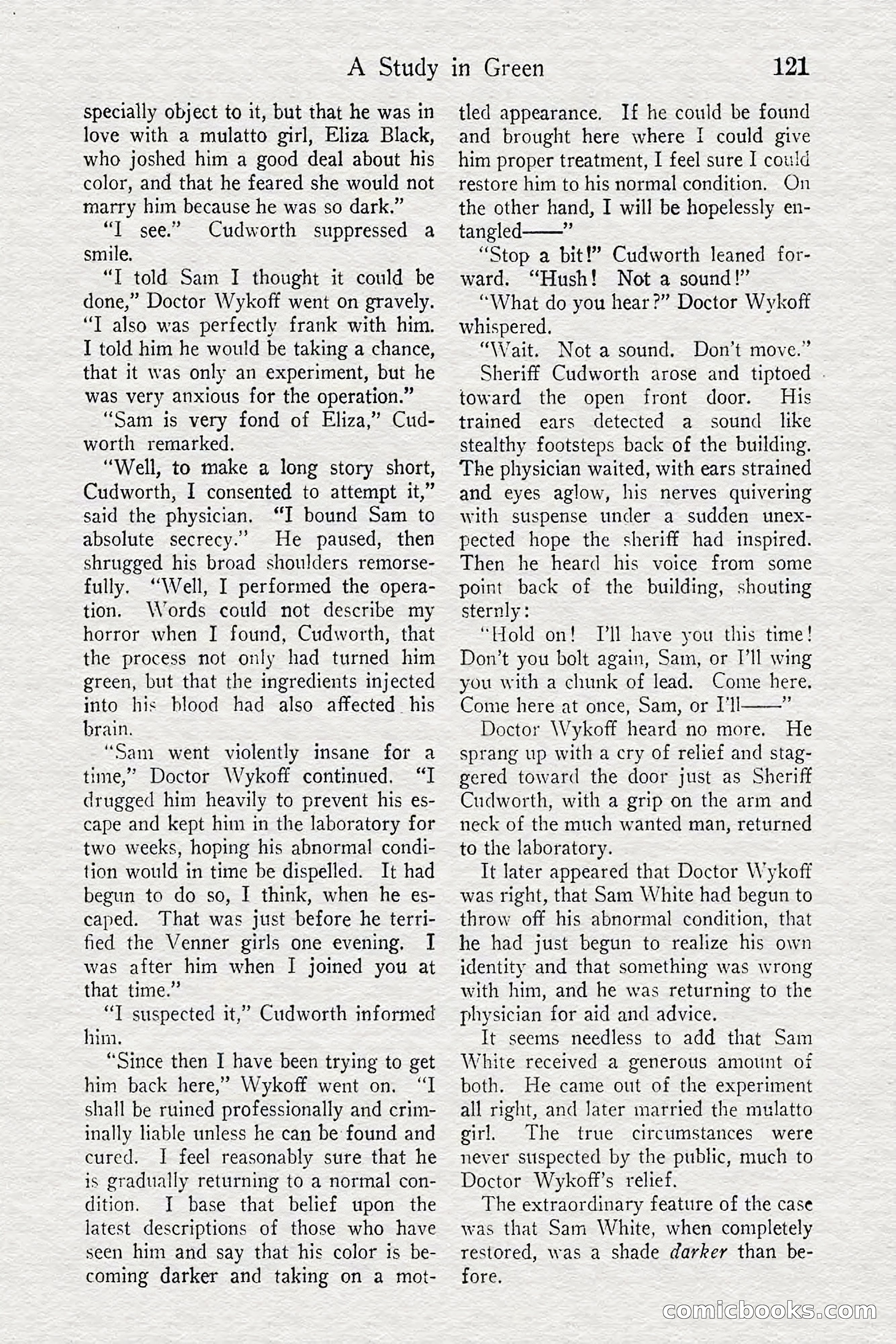 Detective Story Magazine — page 123 of 148
