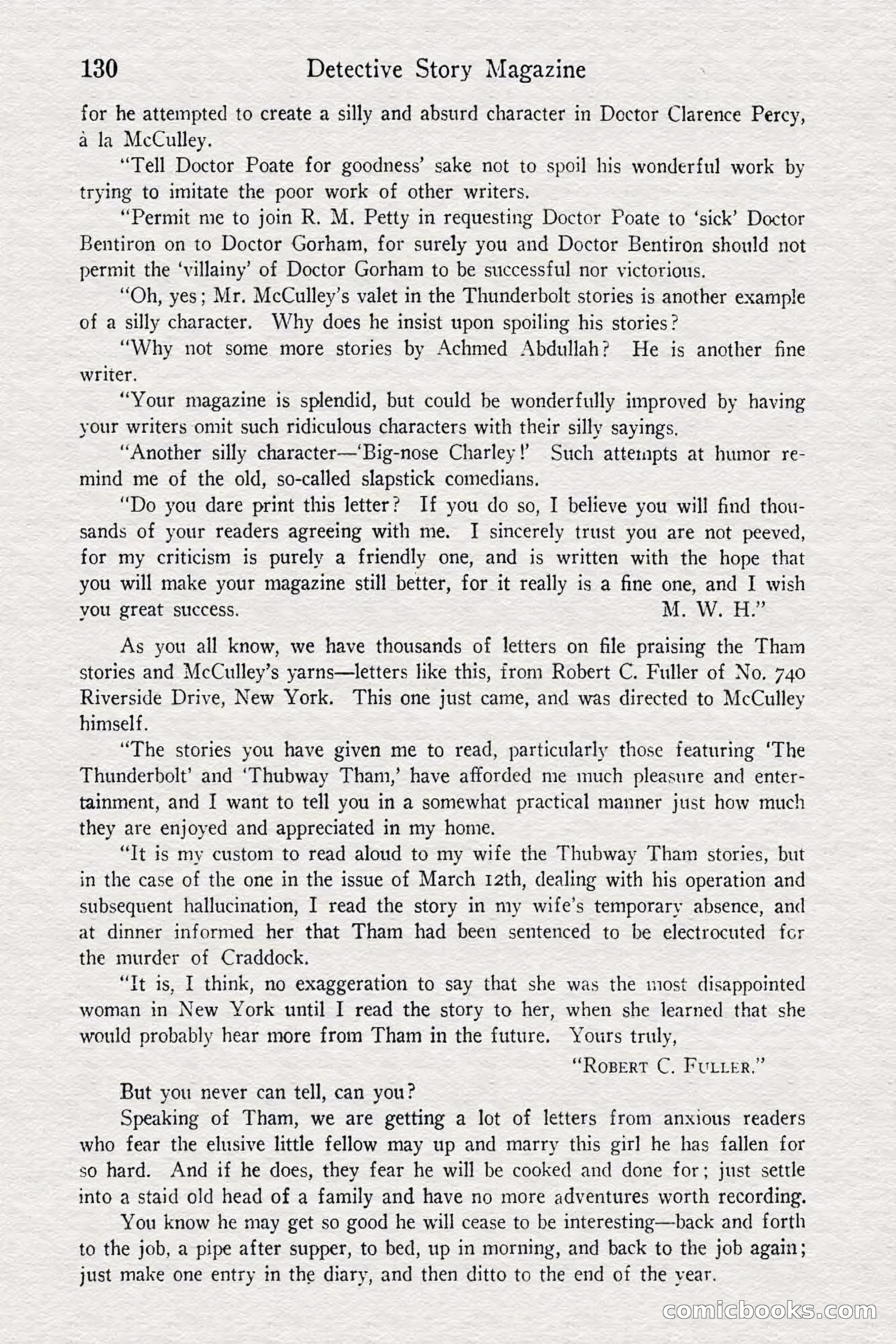 Detective Story Magazine — page 132 of 148