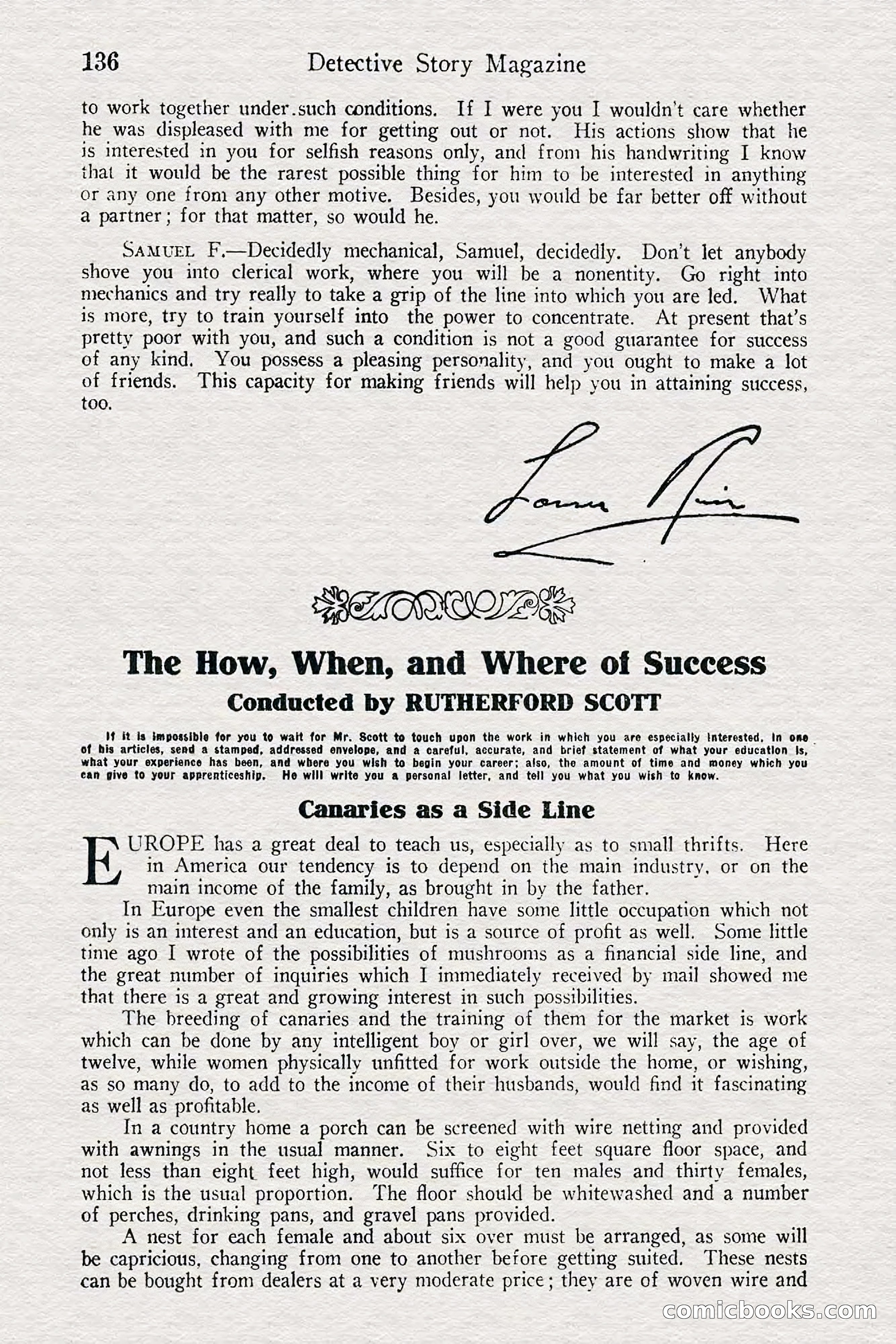 Detective Story Magazine — page 138 of 148