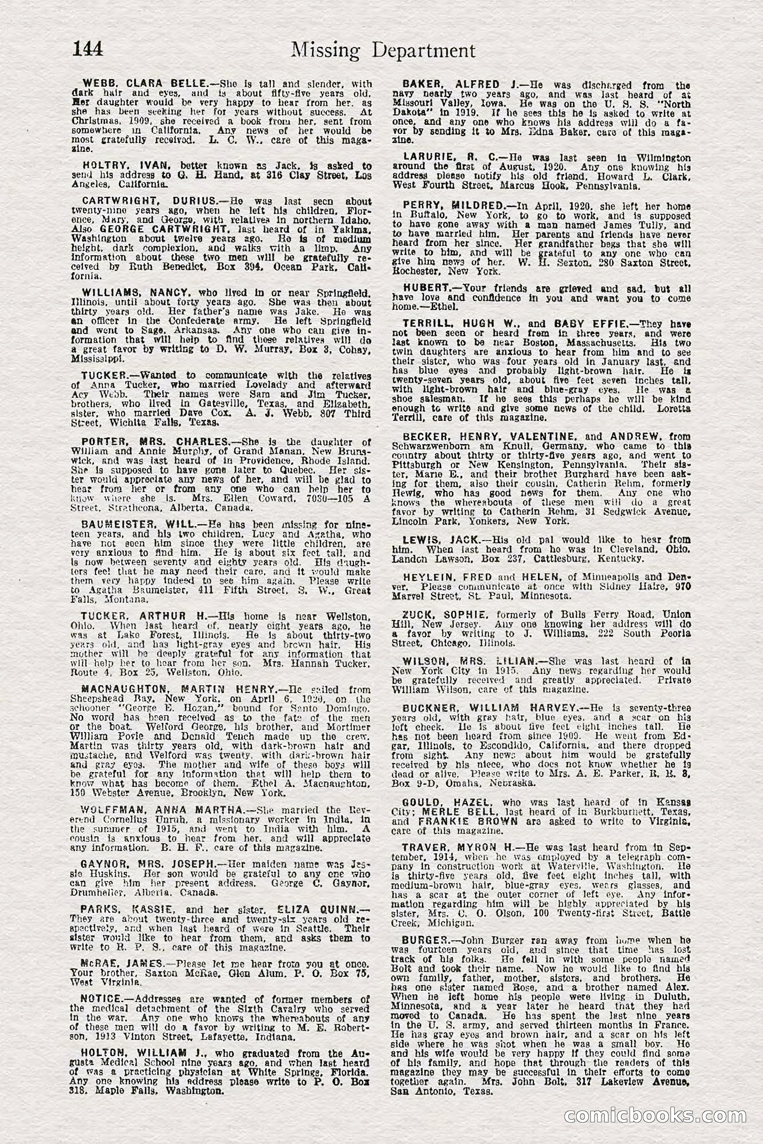 Detective Story Magazine — page 146 of 148