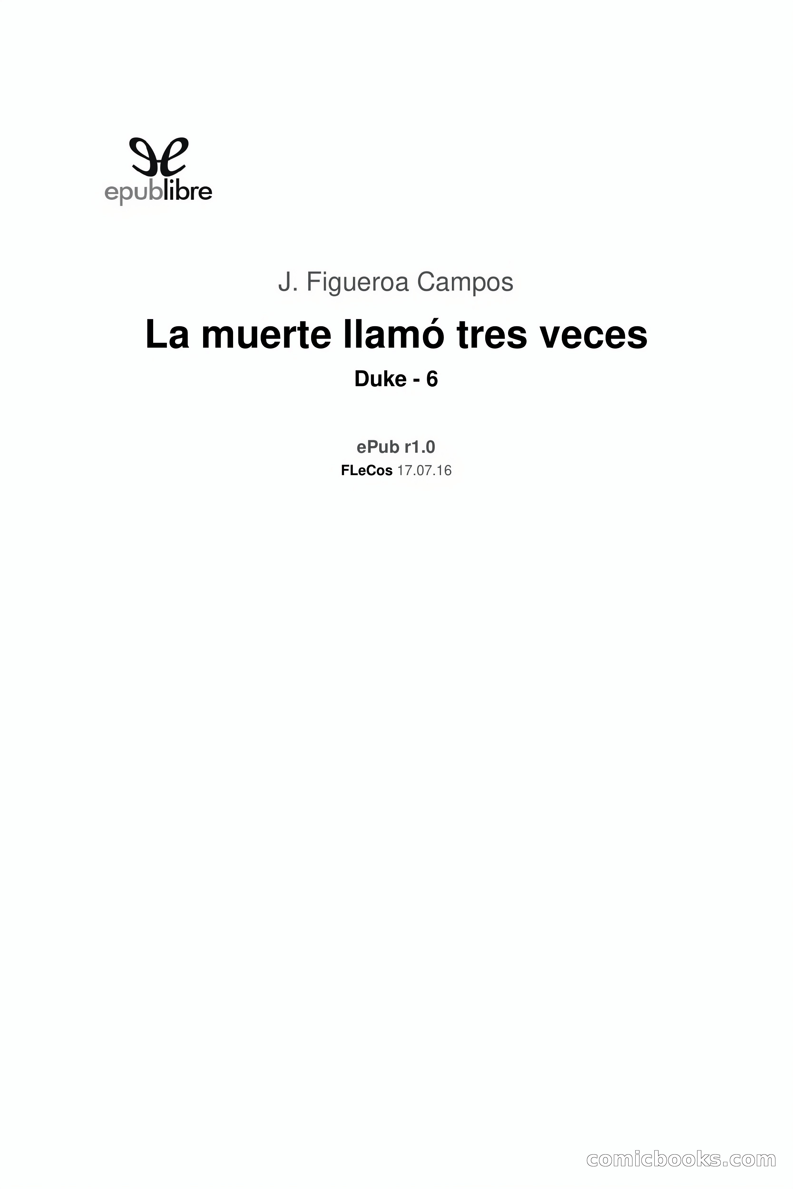Duke: La muerte llamó tres veces — page 3 of 97
