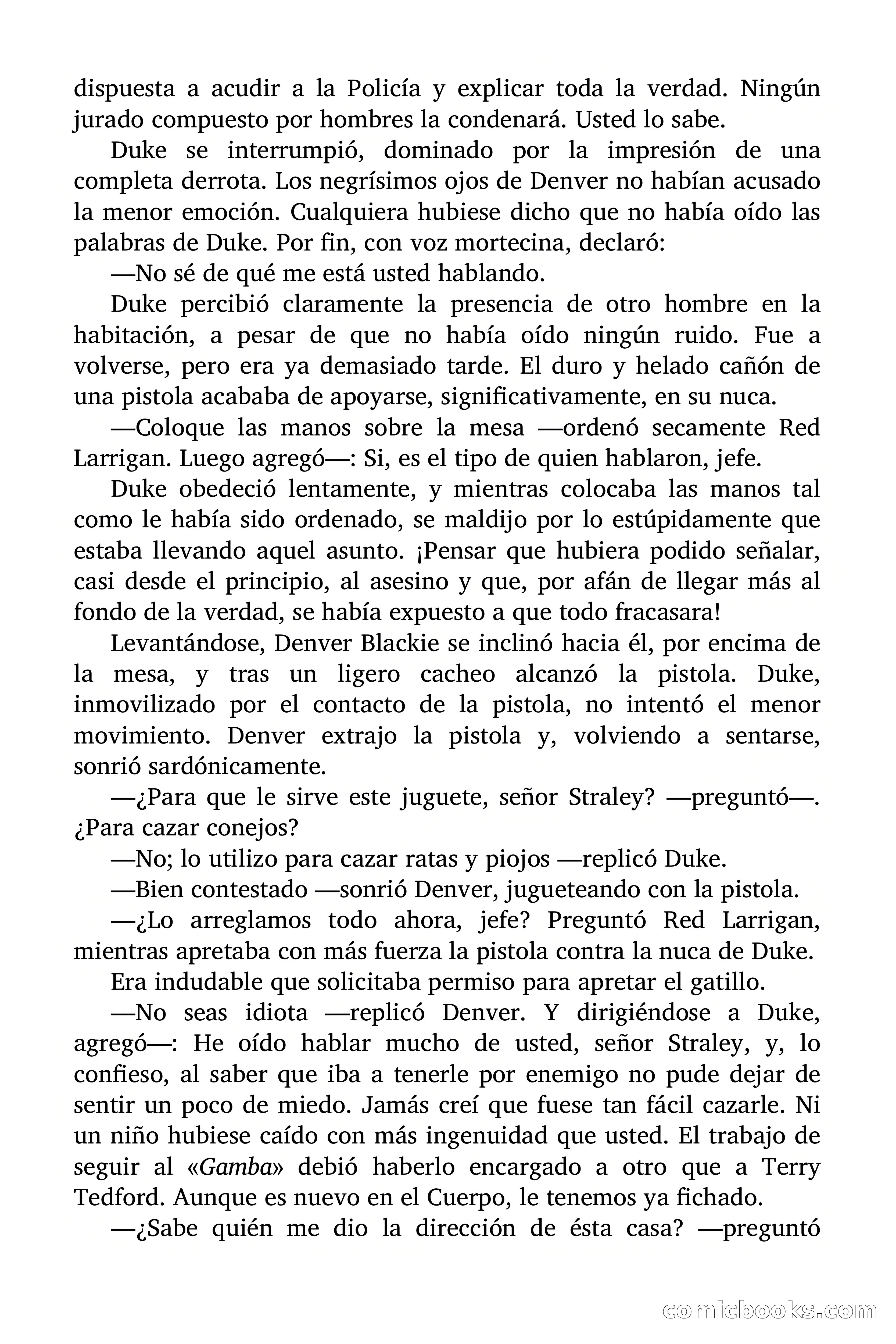 Duke: La muerte llamó tres veces — page 56 of 97