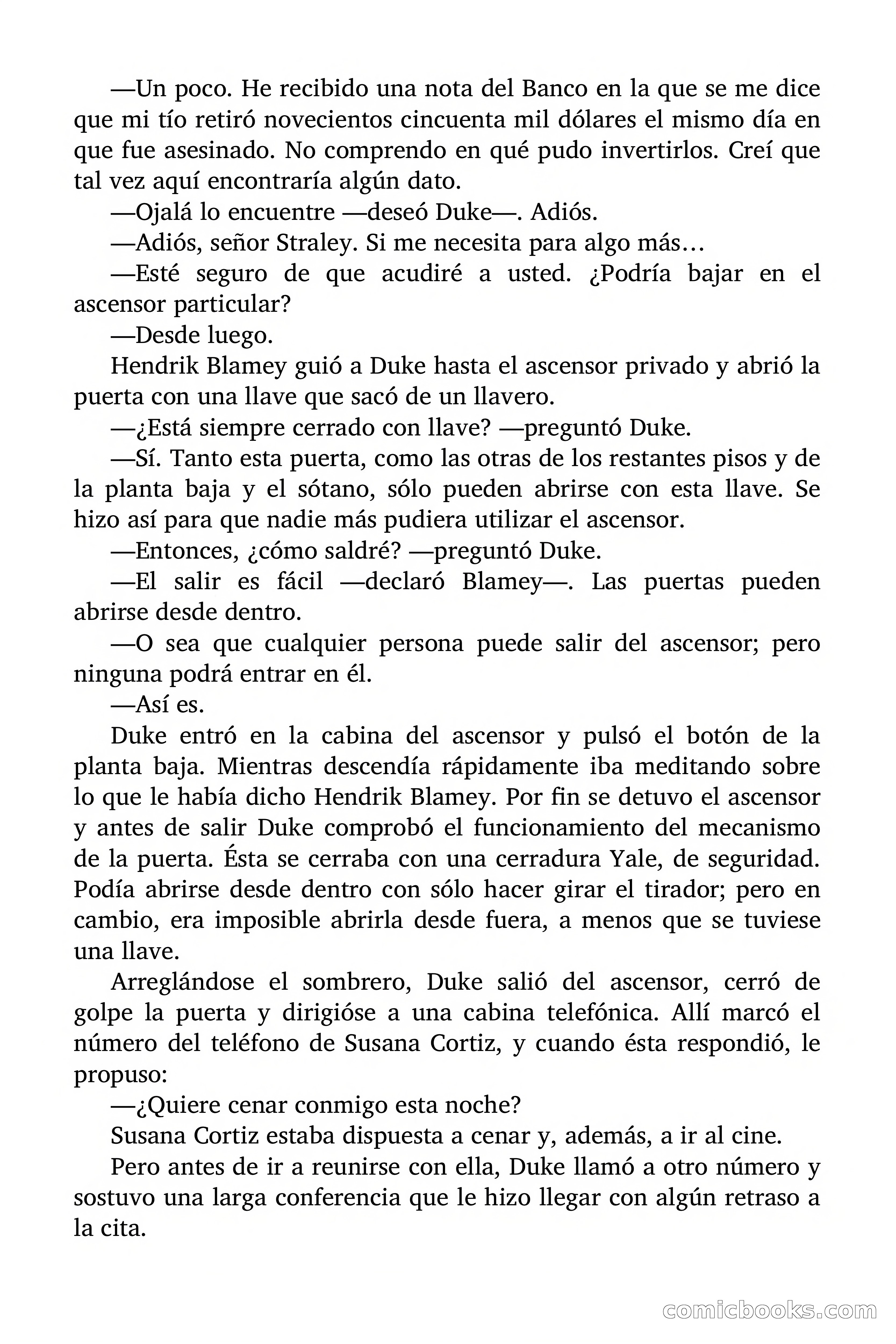 Duke: La muerte llamó tres veces — page 74 of 97