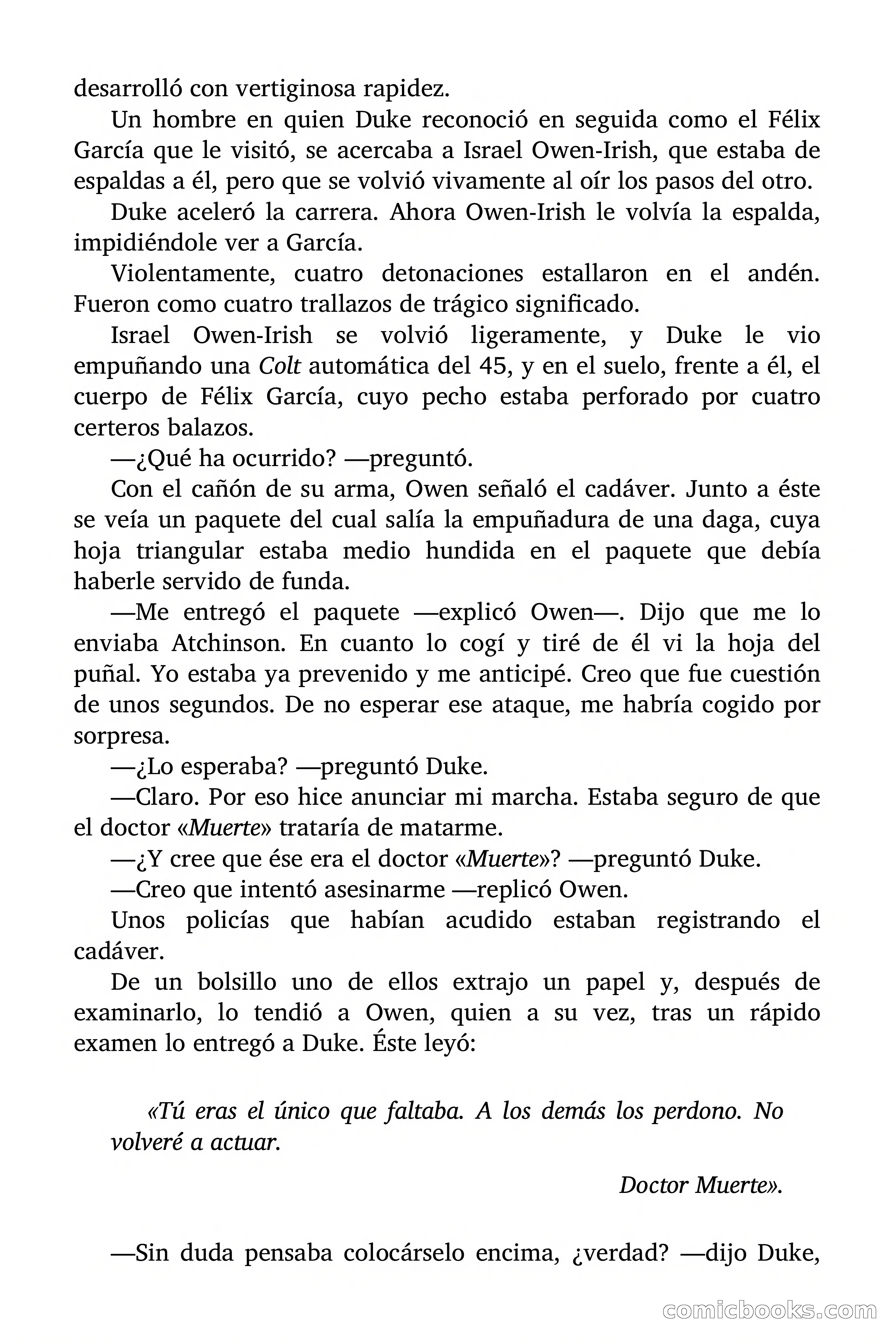 Duke: La sentencia del doctor muerte — page 85 of 101