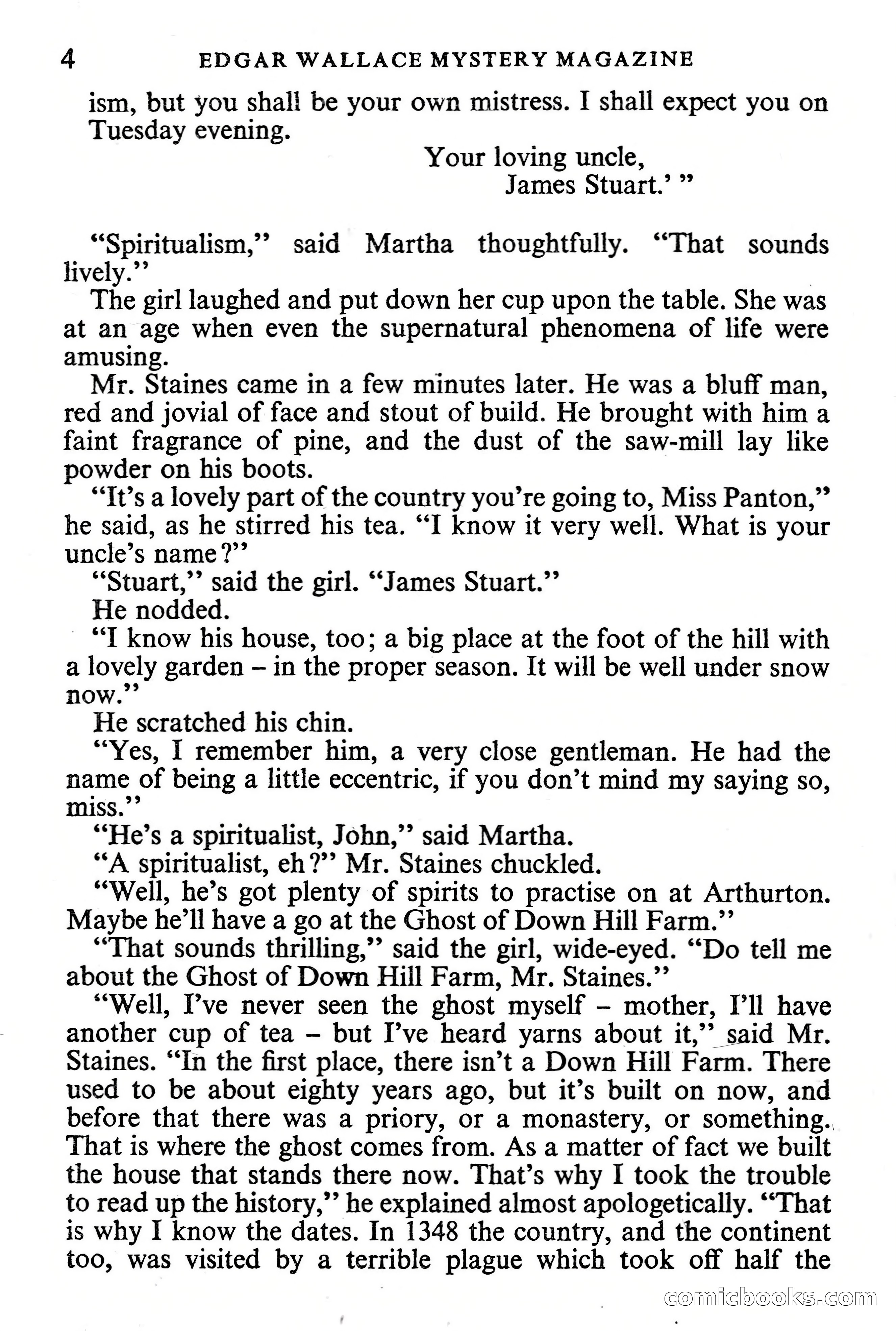 Edgar Wallace Mystery Magazine, Vol. 1, No. 1 — page 6 of 132