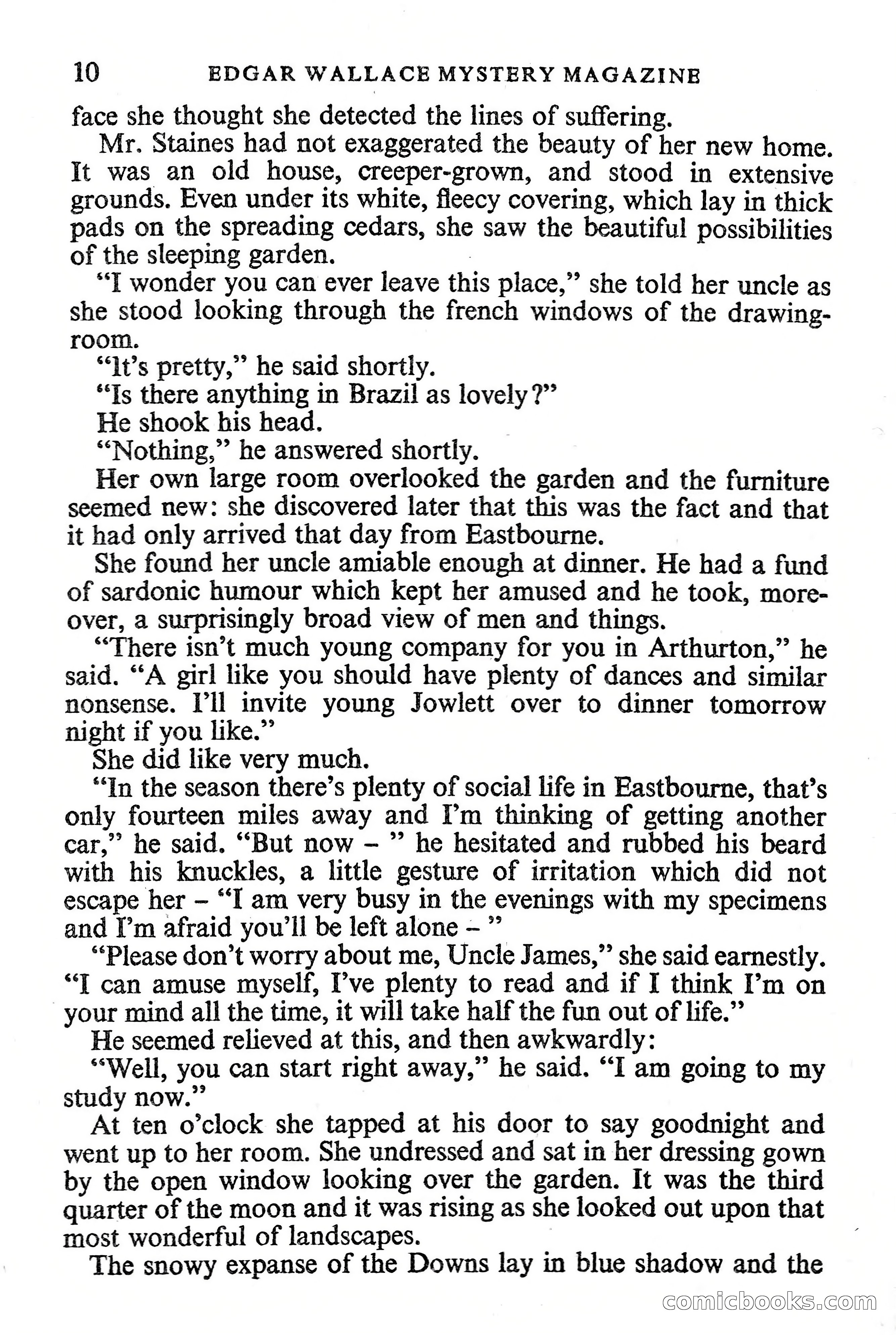 Edgar Wallace Mystery Magazine, Vol. 1, No. 1 — page 12 of 132