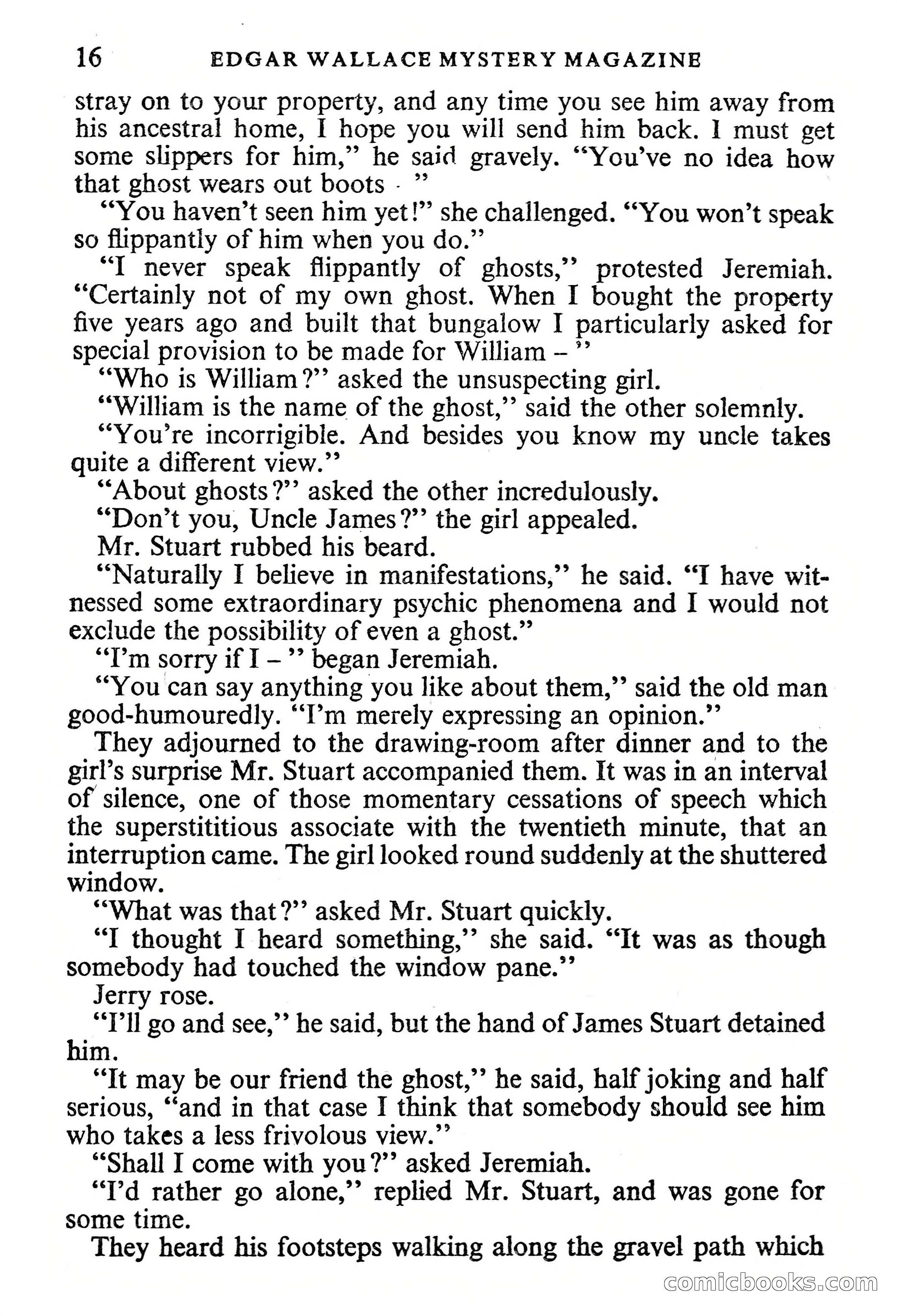 Edgar Wallace Mystery Magazine, Vol. 1, No. 1 — page 18 of 132