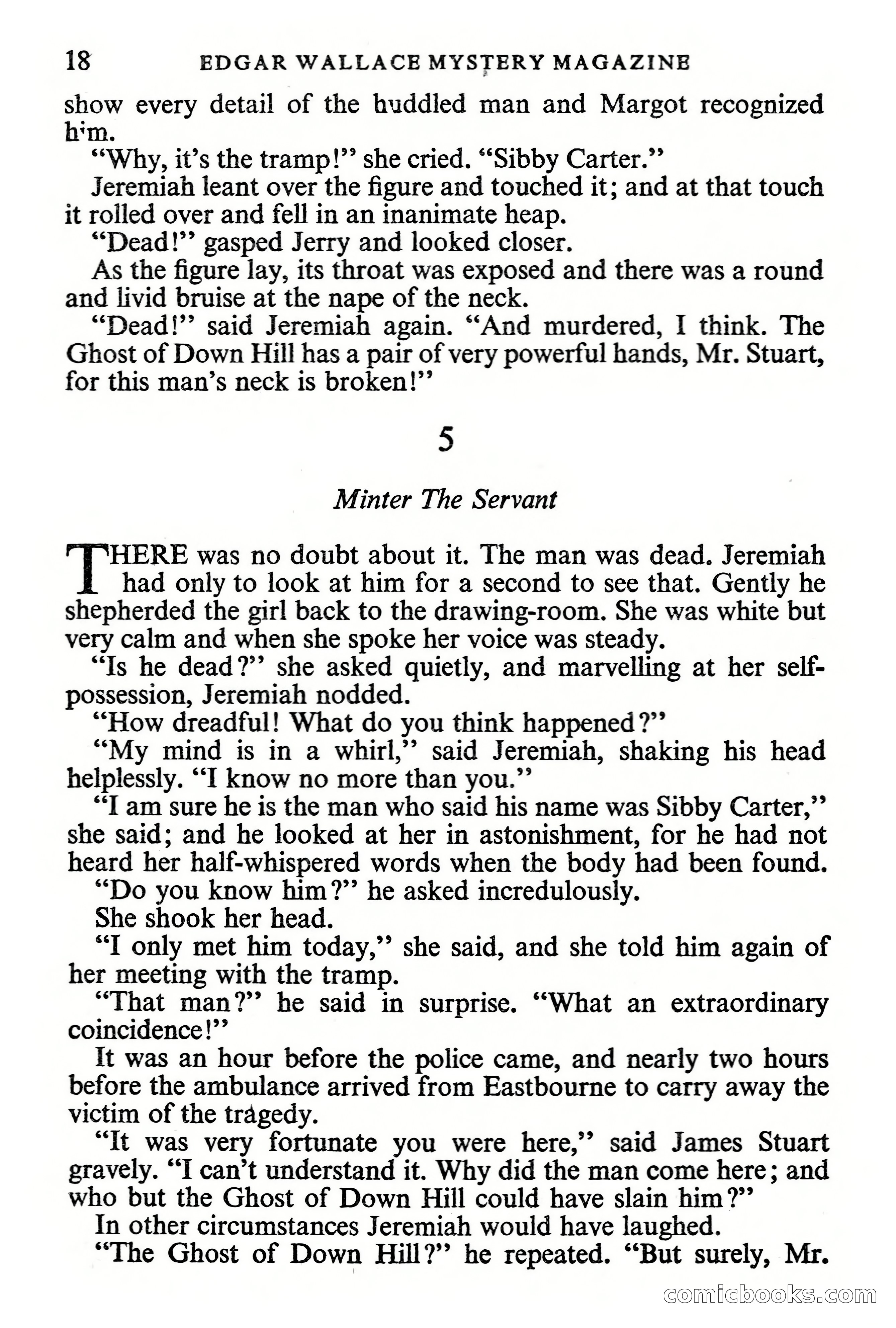 Edgar Wallace Mystery Magazine, Vol. 1, No. 1 — page 20 of 132