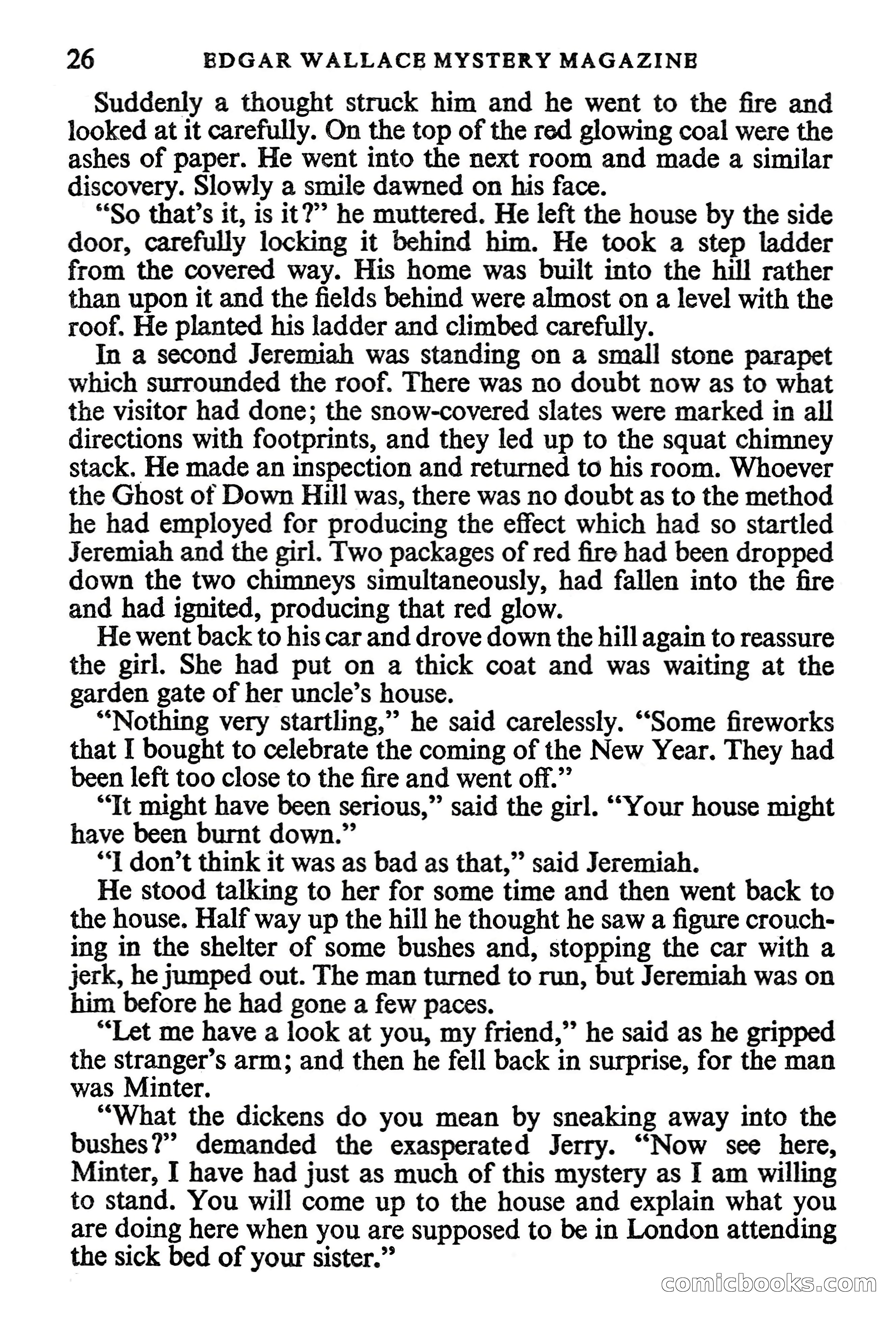 Edgar Wallace Mystery Magazine, Vol. 1, No. 1 — page 28 of 132