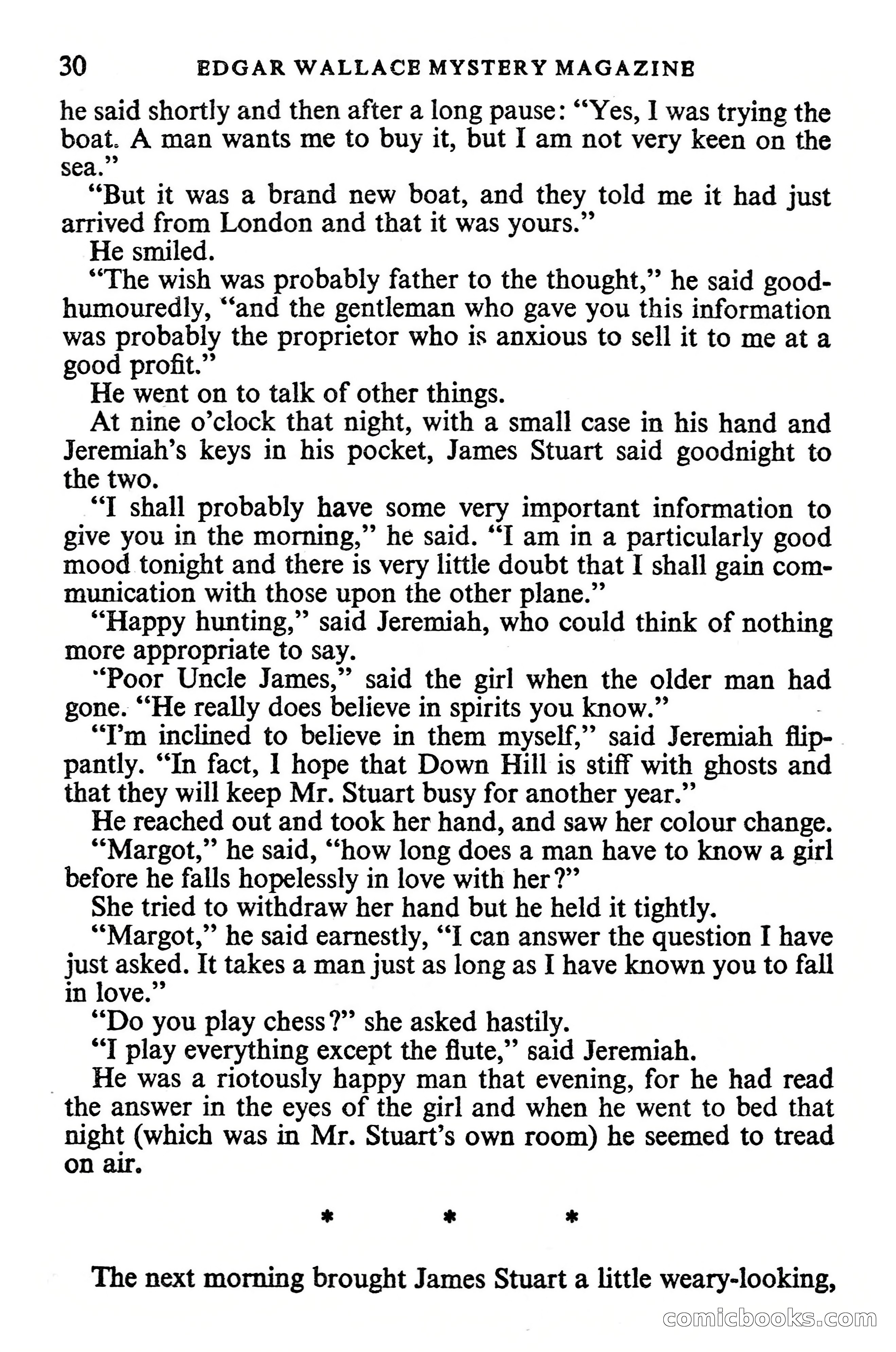 Edgar Wallace Mystery Magazine, Vol. 1, No. 1 — page 32 of 132