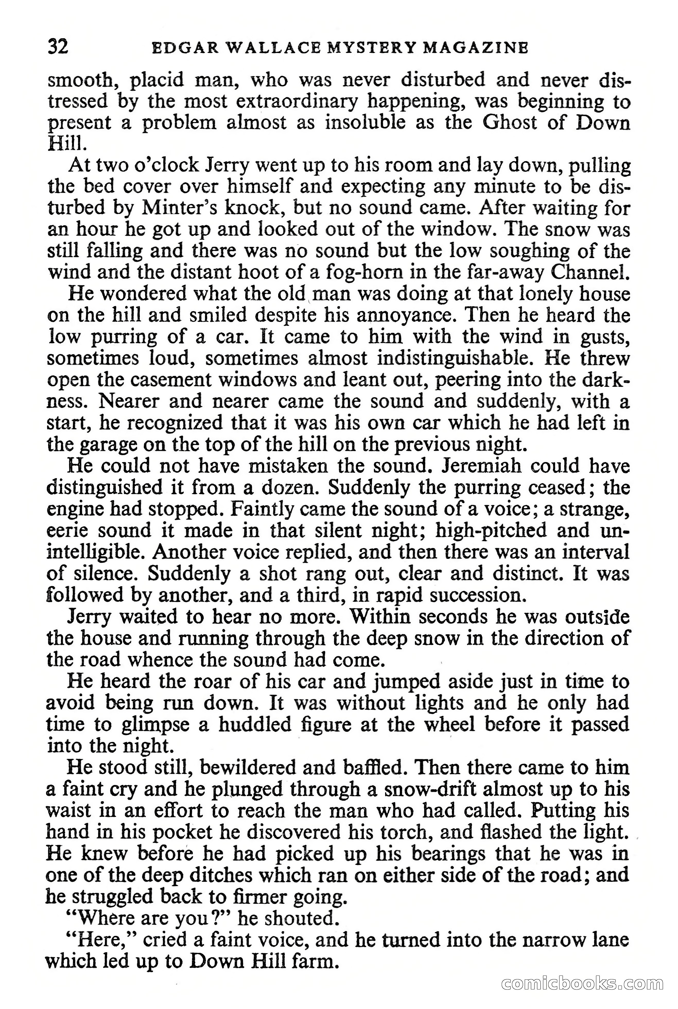 Edgar Wallace Mystery Magazine, Vol. 1, No. 1 — page 34 of 132