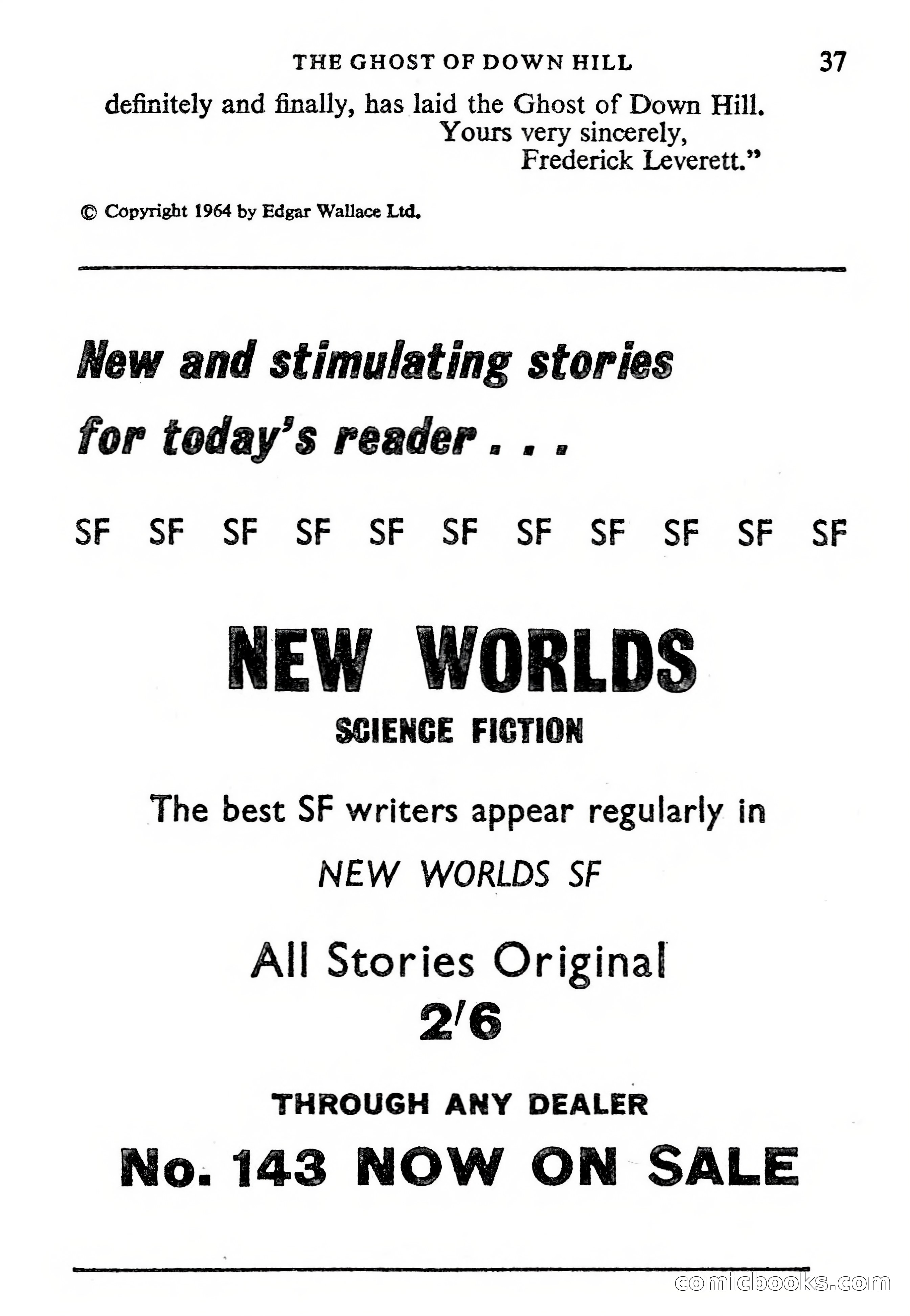 Edgar Wallace Mystery Magazine, Vol. 1, No. 1 — page 39 of 132