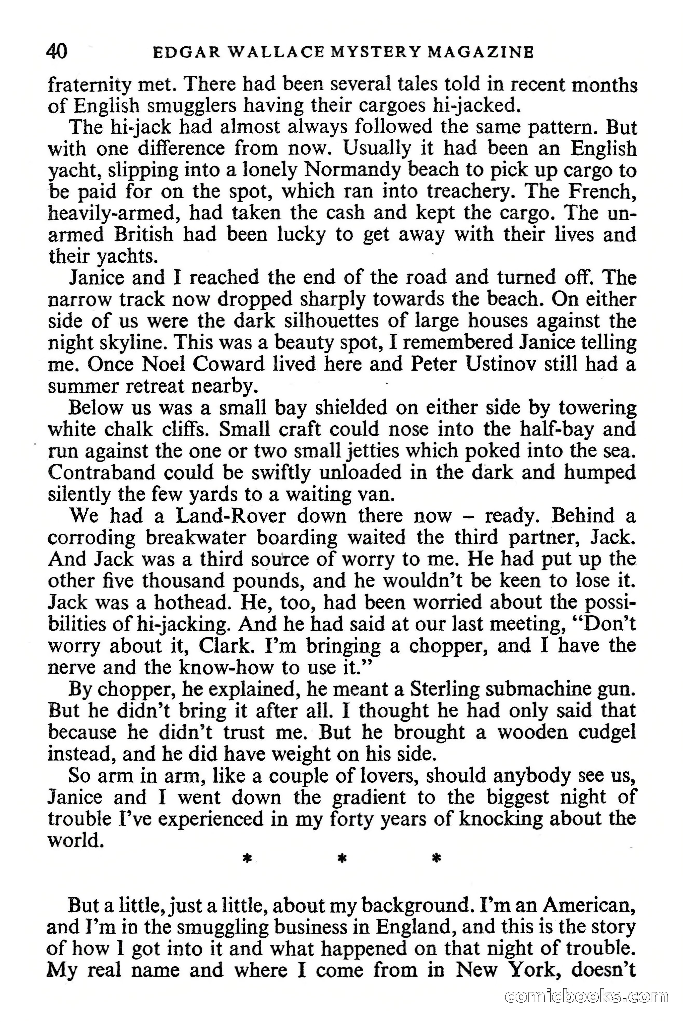 Edgar Wallace Mystery Magazine, Vol. 1, No. 1 — page 42 of 132
