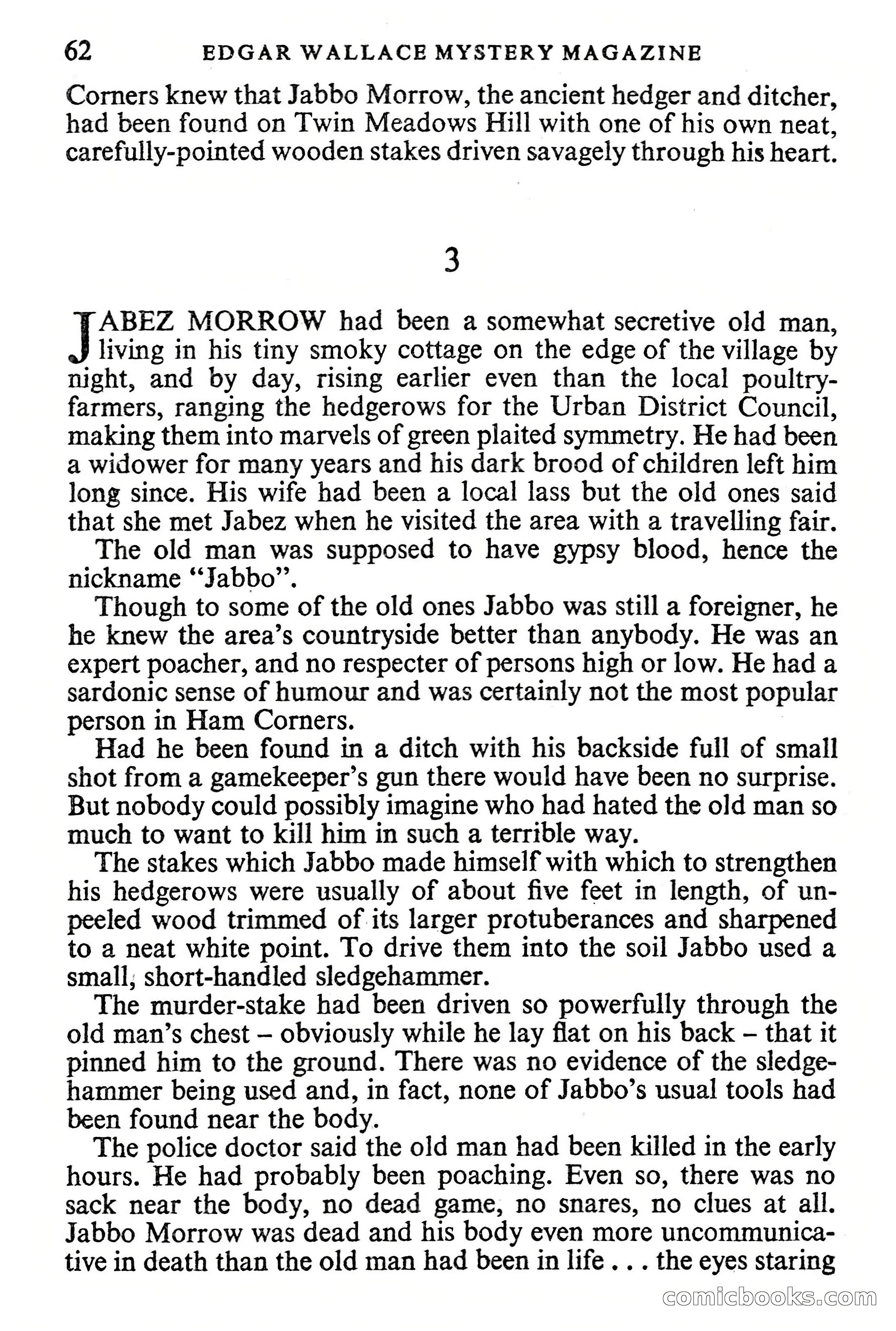 Edgar Wallace Mystery Magazine, Vol. 1, No. 1 — page 64 of 132