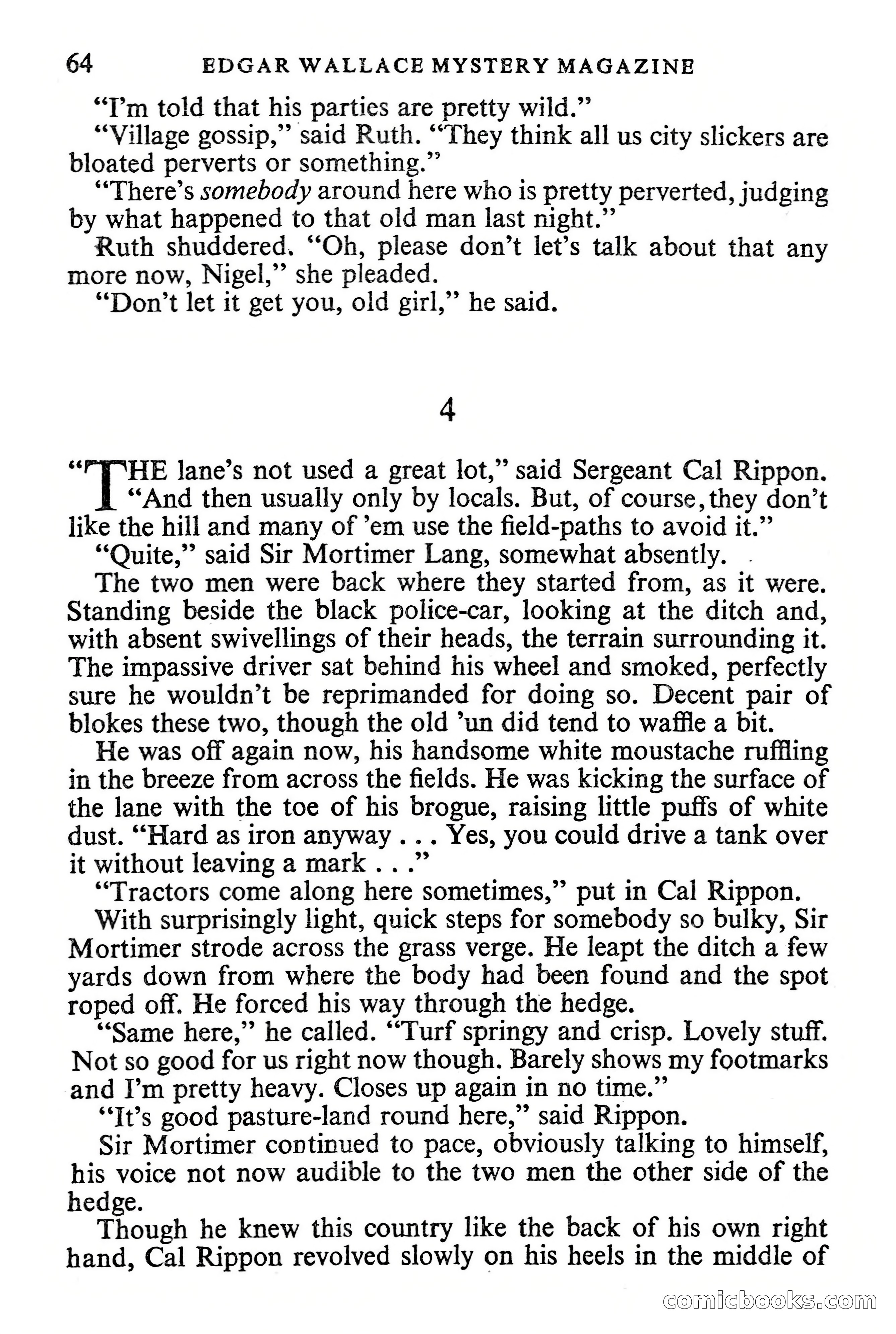 Edgar Wallace Mystery Magazine, Vol. 1, No. 1 — page 66 of 132