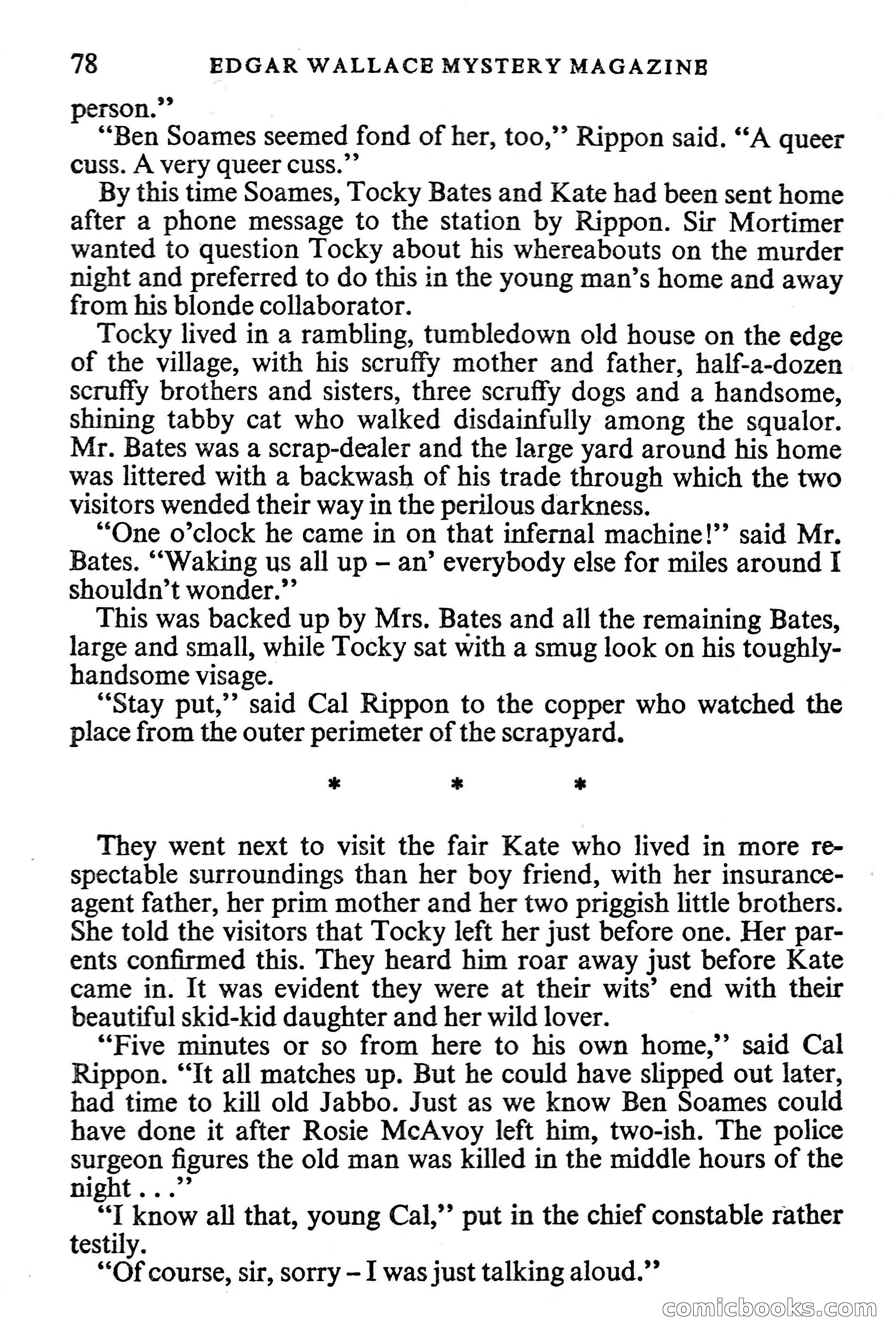 Edgar Wallace Mystery Magazine, Vol. 1, No. 1 — page 80 of 132