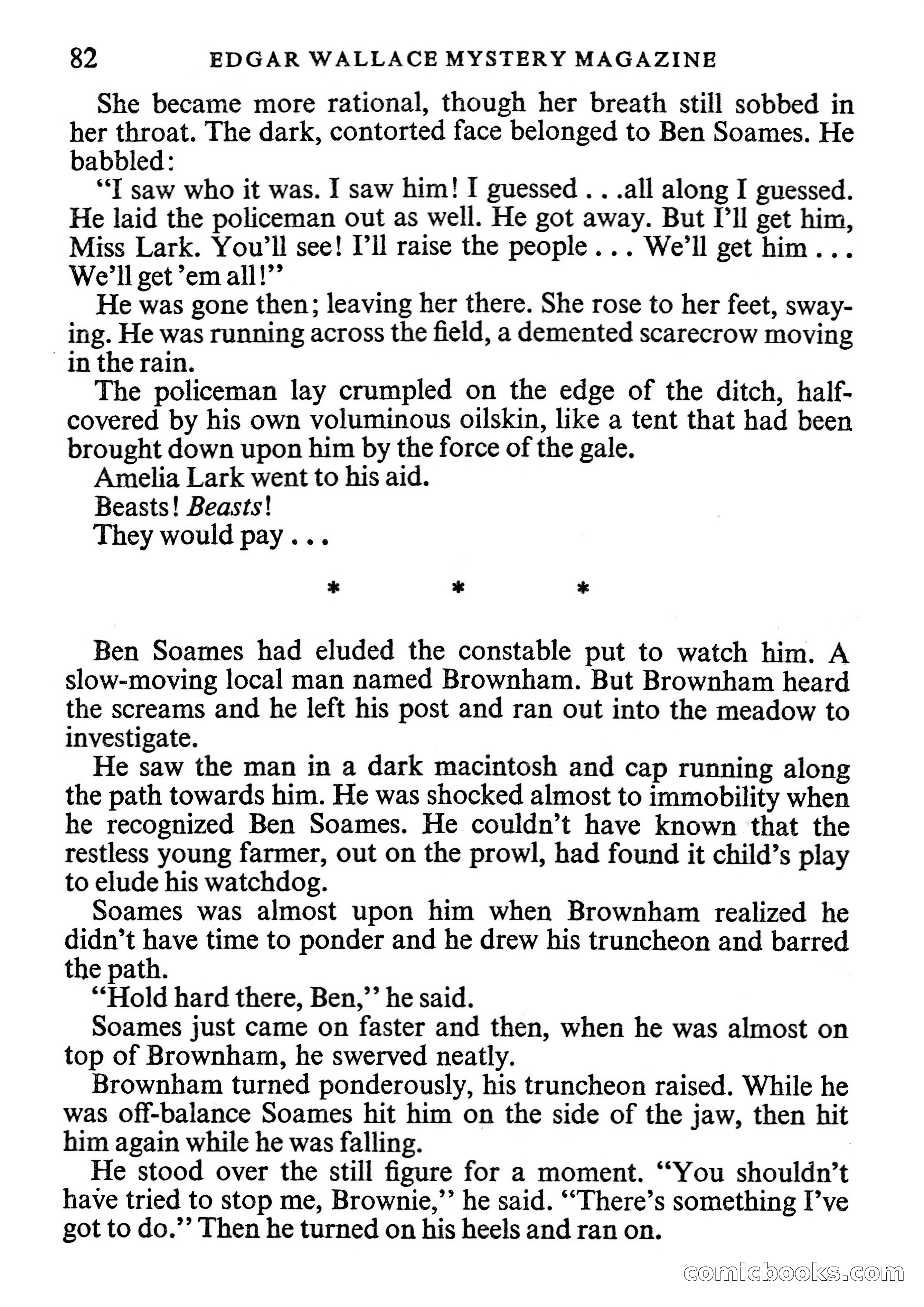 Edgar Wallace Mystery Magazine, Vol. 1, No. 1 — page 84 of 132