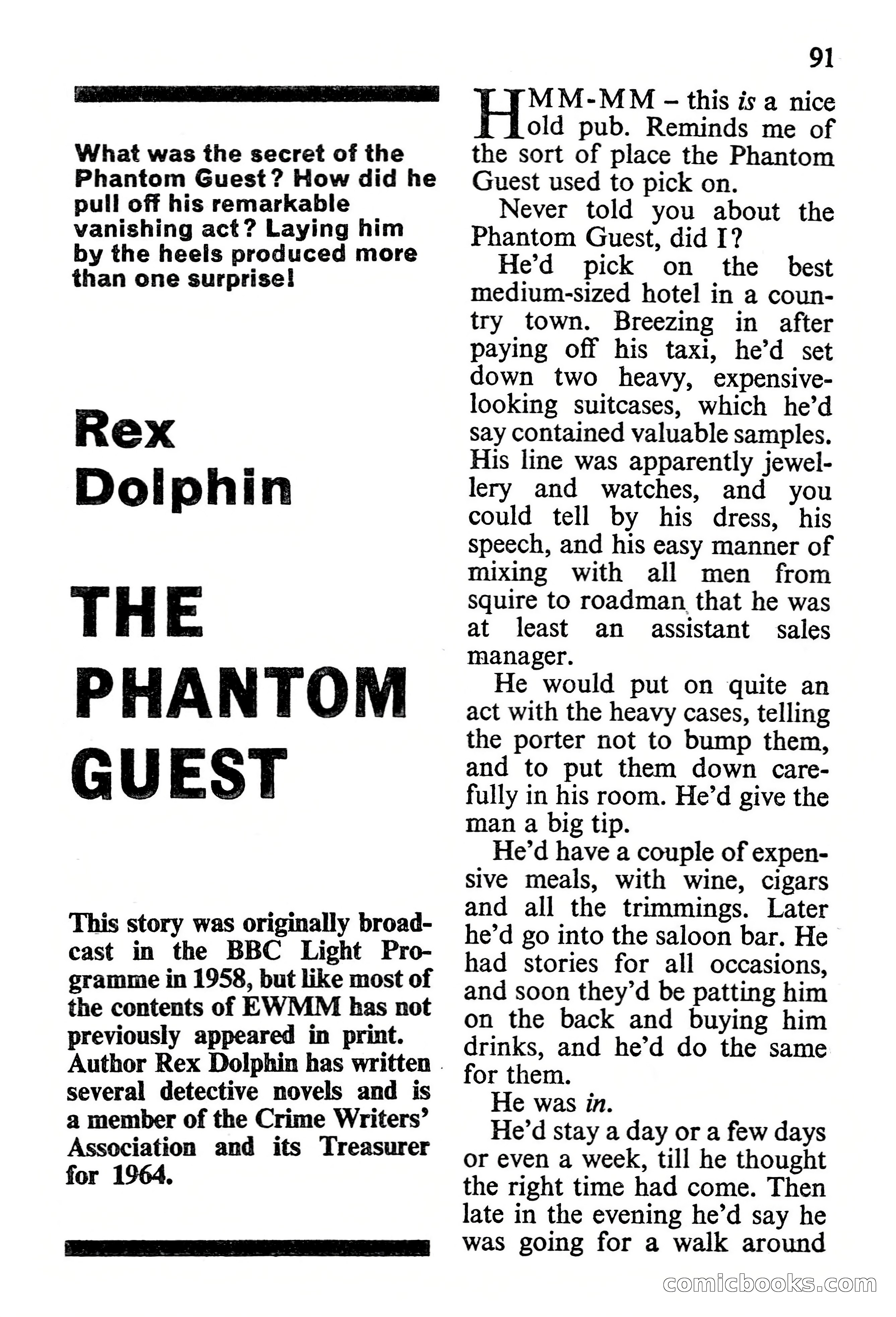 Edgar Wallace Mystery Magazine, Vol. 1, No. 1 — page 93 of 132