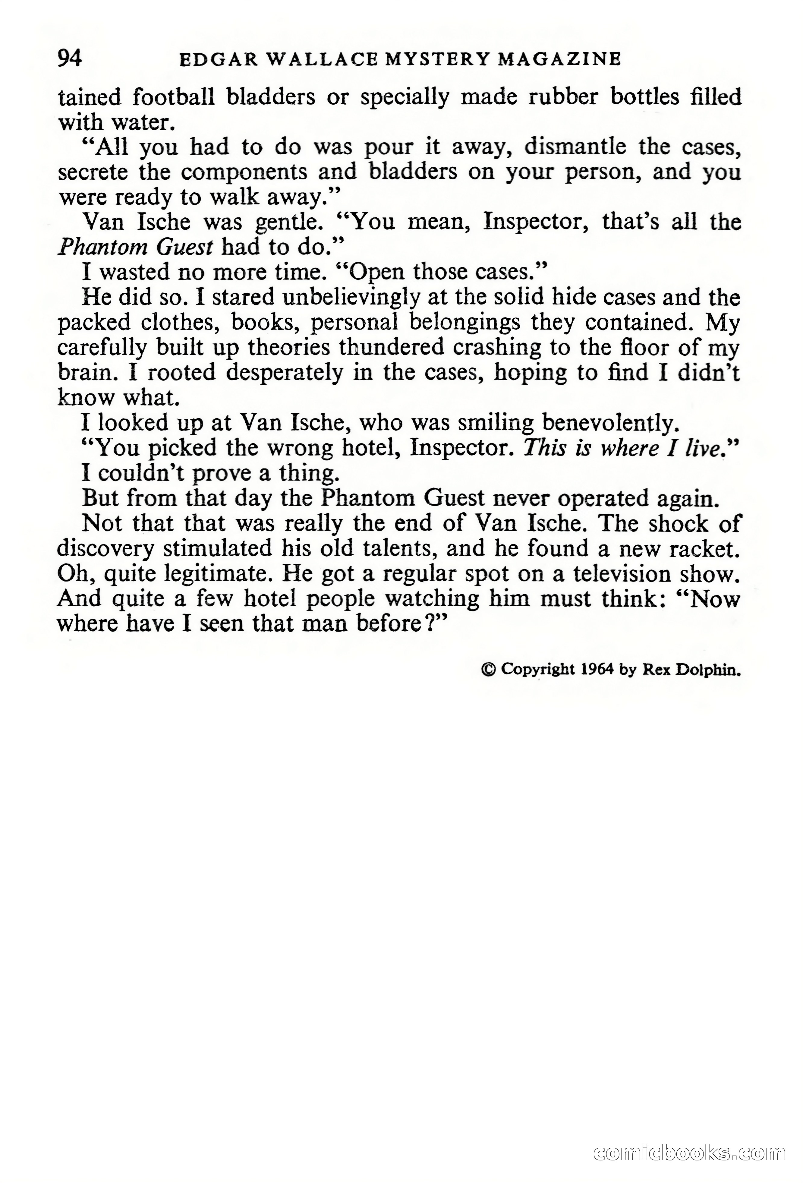 Edgar Wallace Mystery Magazine, Vol. 1, No. 1 — page 96 of 132