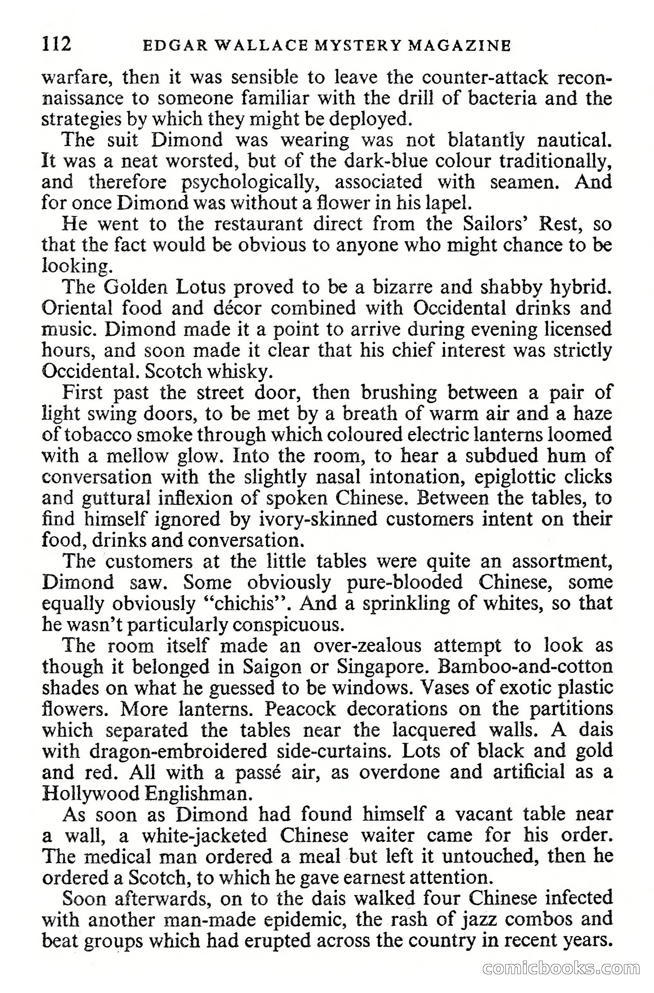 Edgar Wallace Mystery Magazine, Vol. 1, No. 1 — page 114 of 132