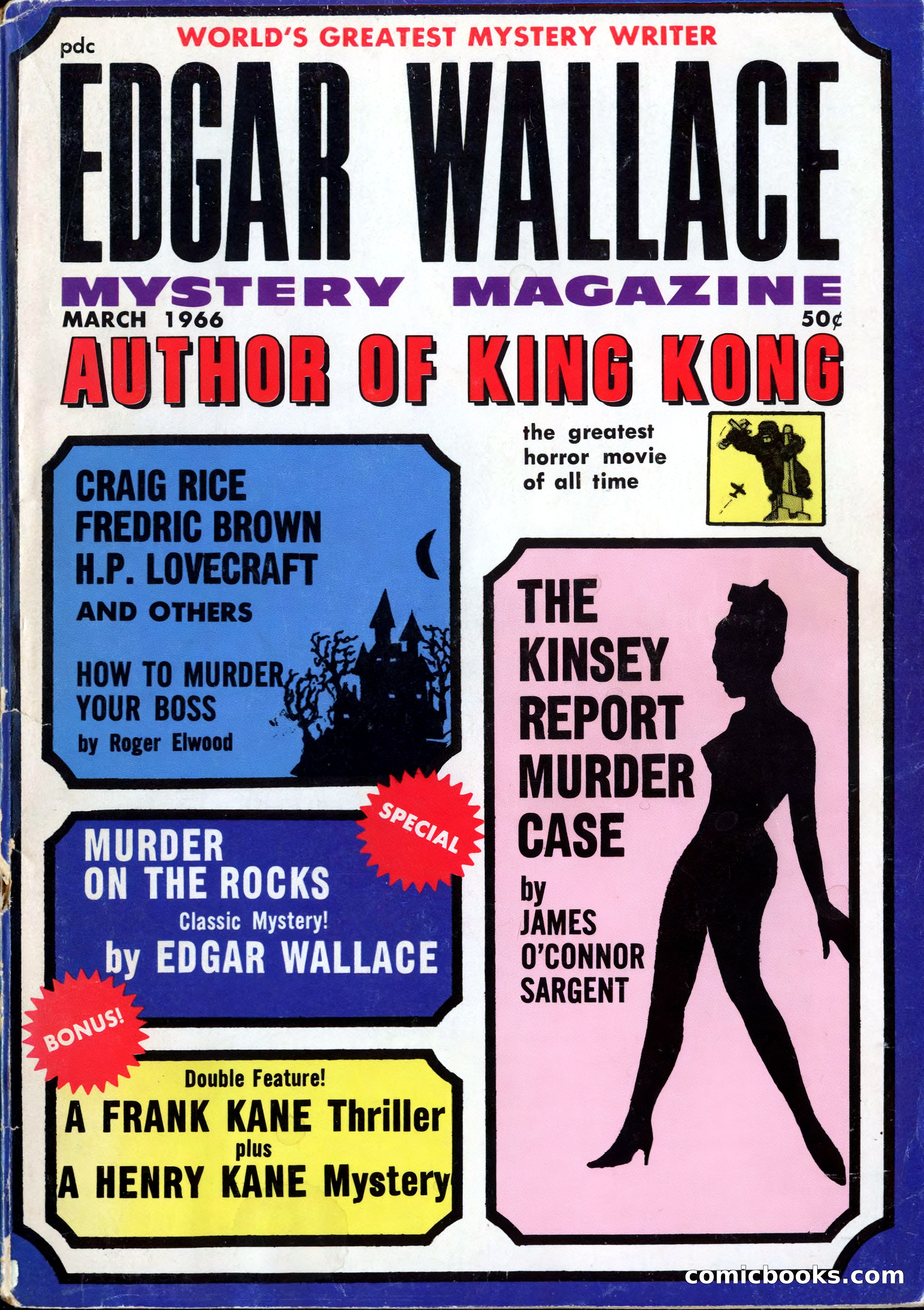 Edgar Wallace Mystery Magazine, March 1966