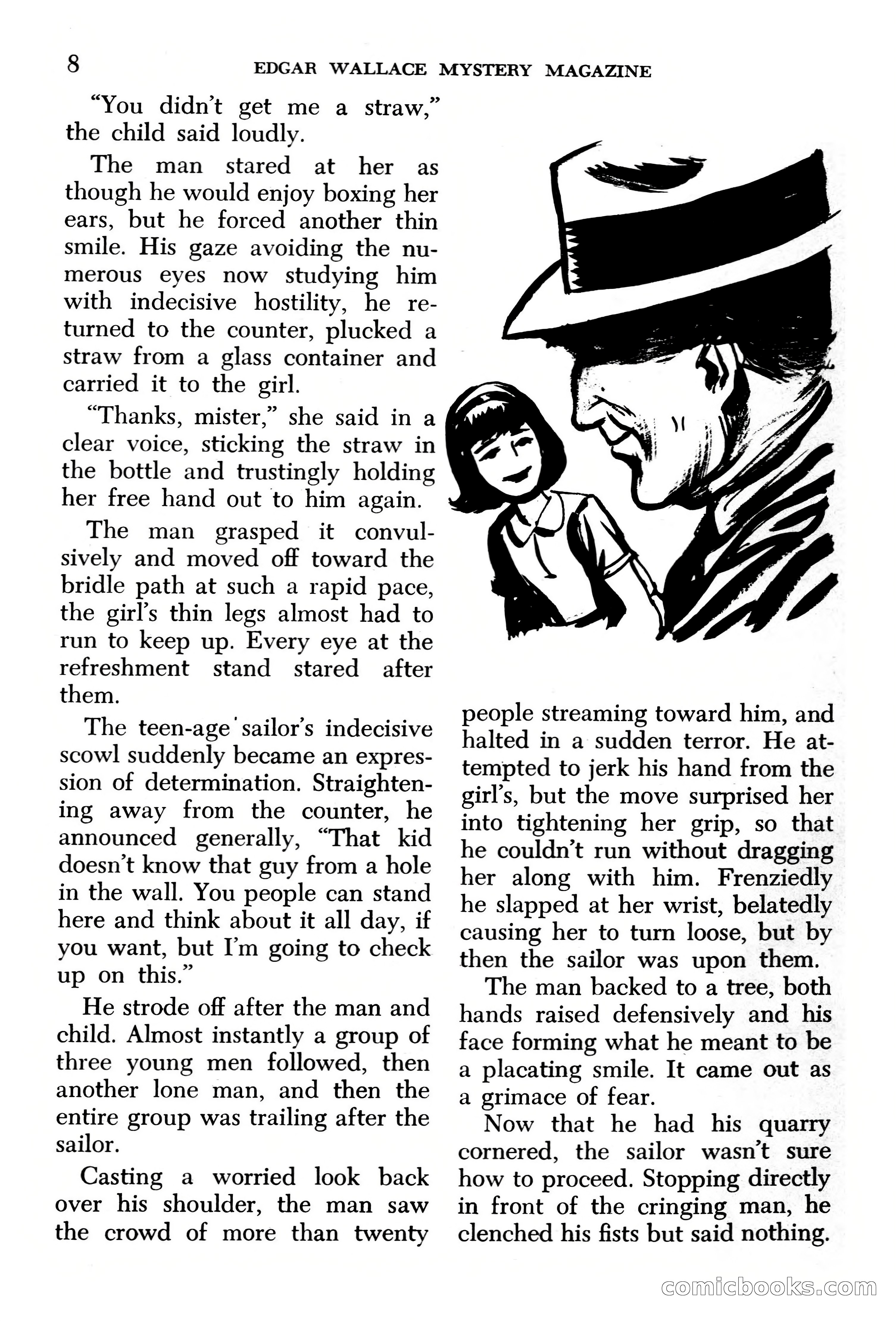 Edgar Wallace Mystery Magazine, March 1966 — page 8 of 164