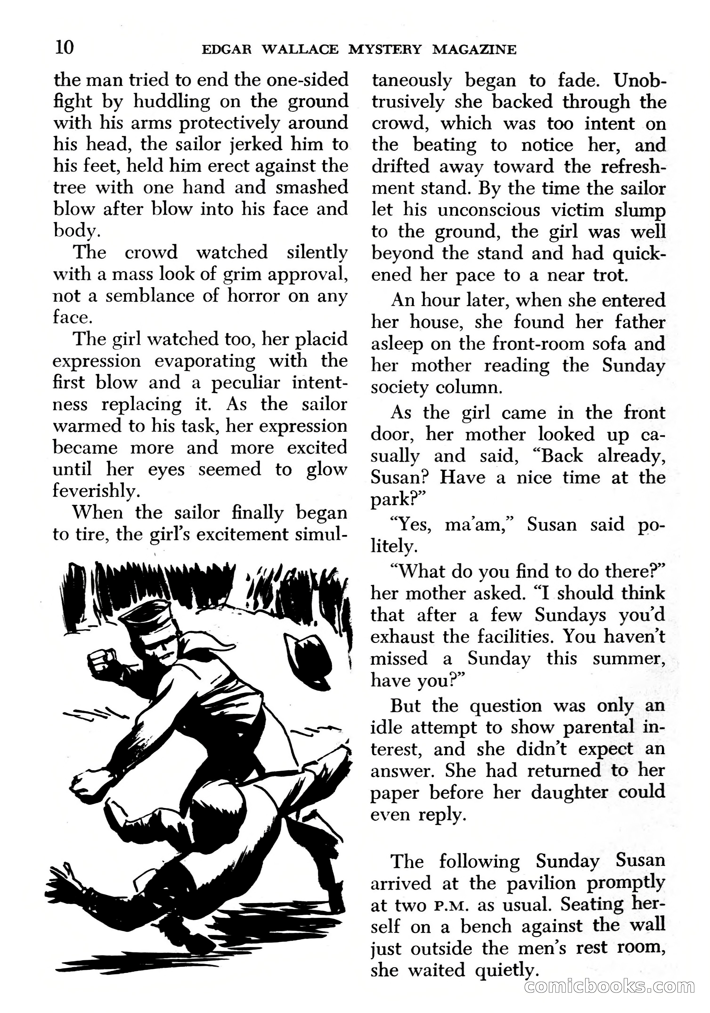 Edgar Wallace Mystery Magazine, March 1966 — page 10 of 164