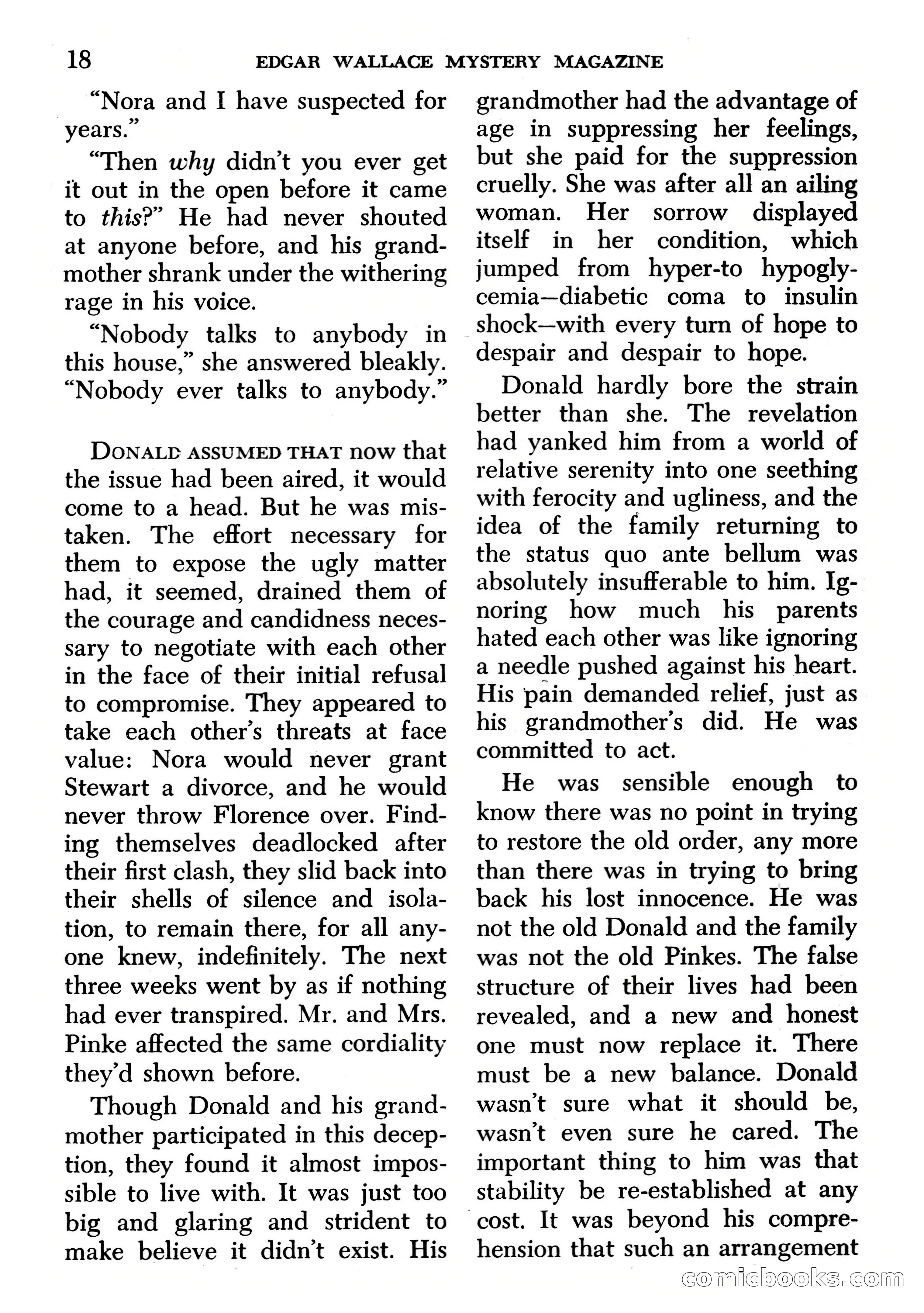 Edgar Wallace Mystery Magazine, March 1966 — page 18 of 164
