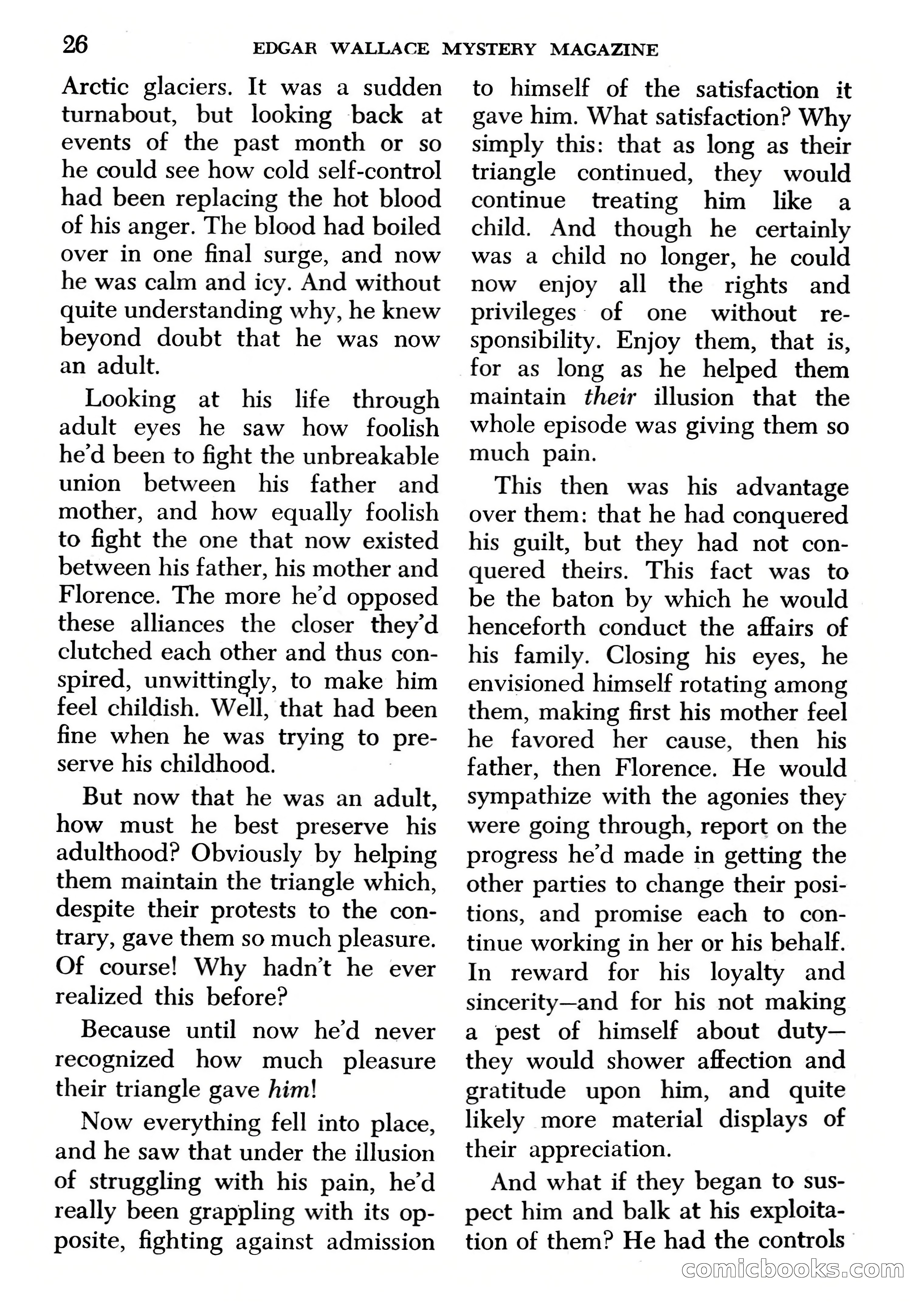 Edgar Wallace Mystery Magazine, March 1966 — page 26 of 164