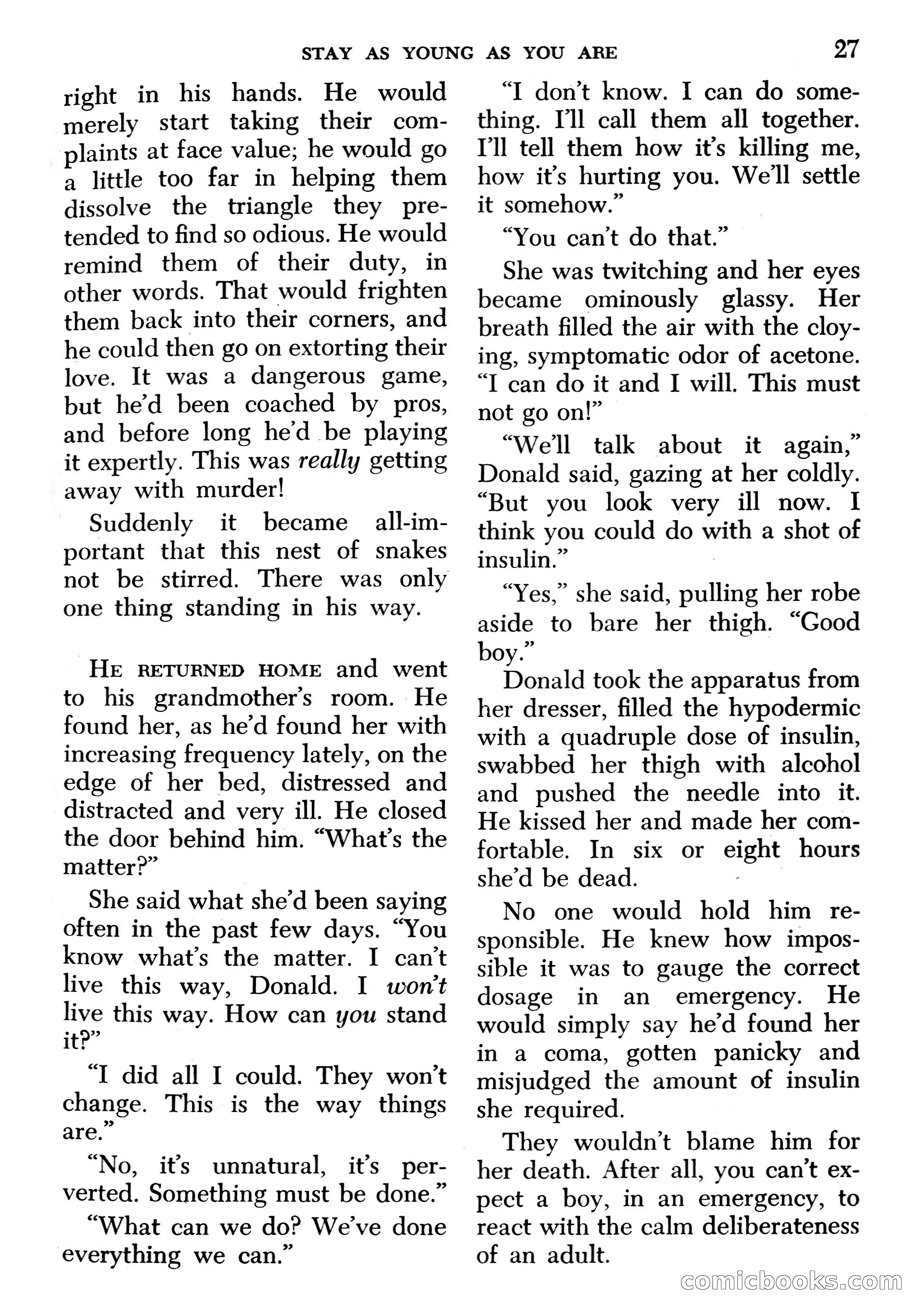 Edgar Wallace Mystery Magazine, March 1966 — page 27 of 164