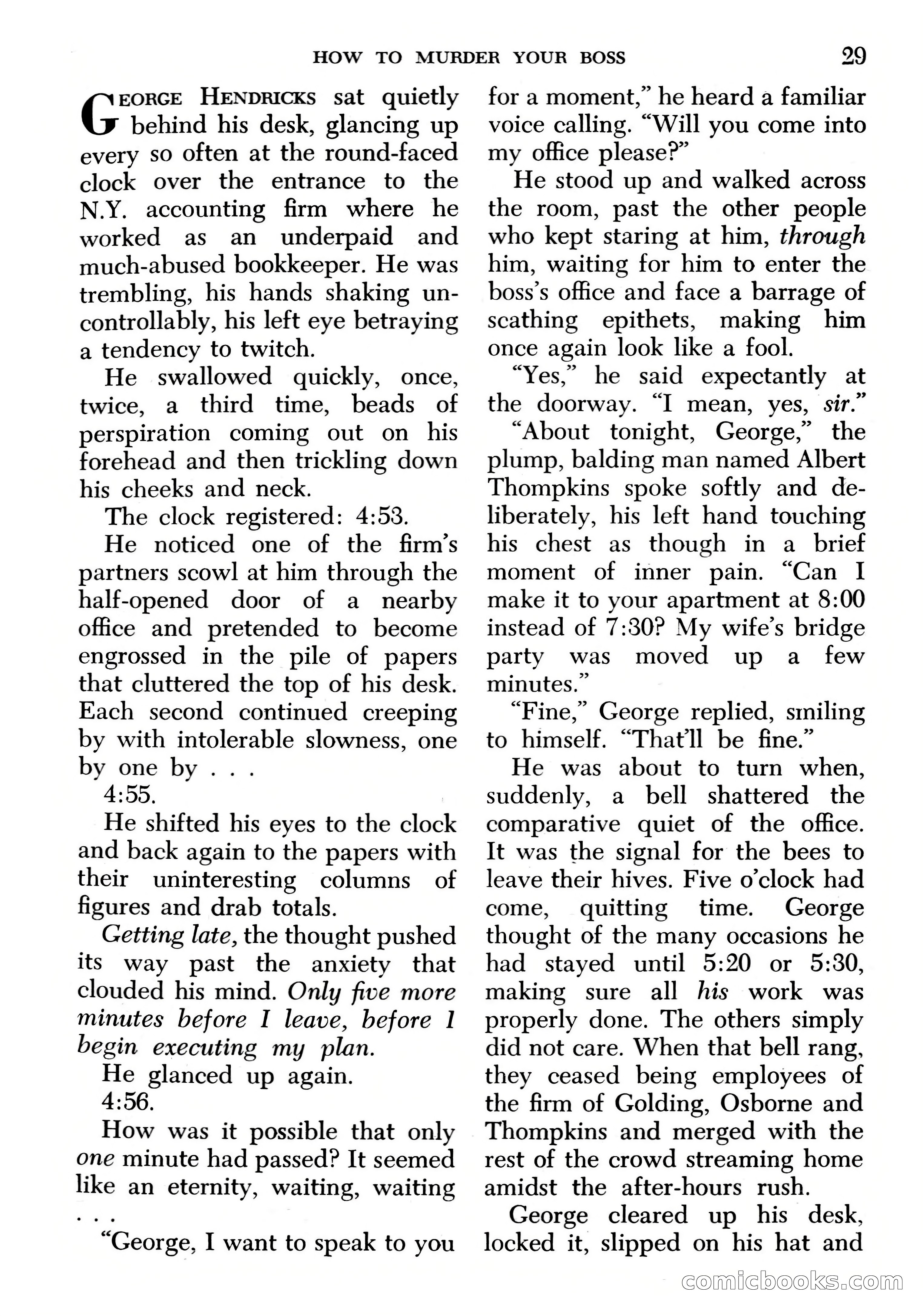 Edgar Wallace Mystery Magazine, March 1966 — page 29 of 164