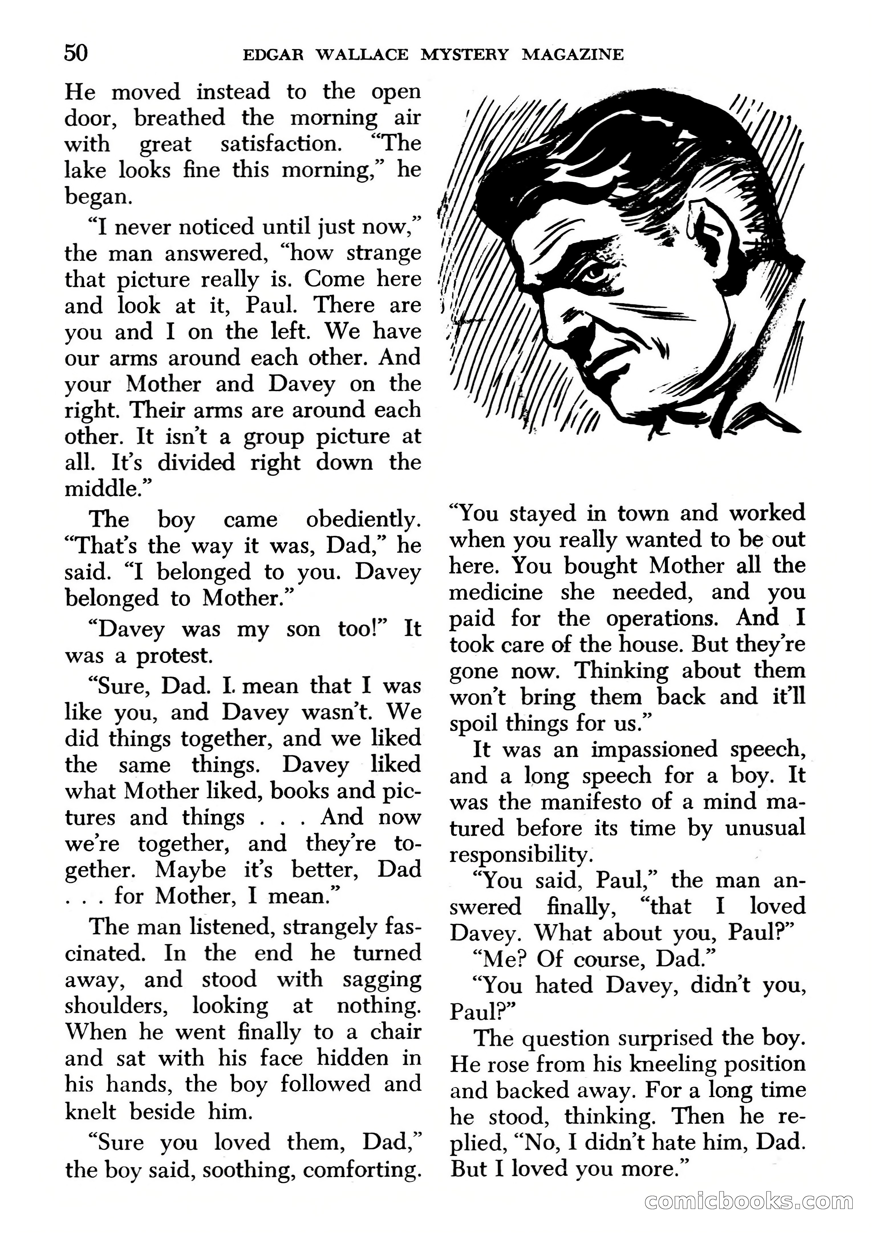 Edgar Wallace Mystery Magazine, March 1966 — page 50 of 164