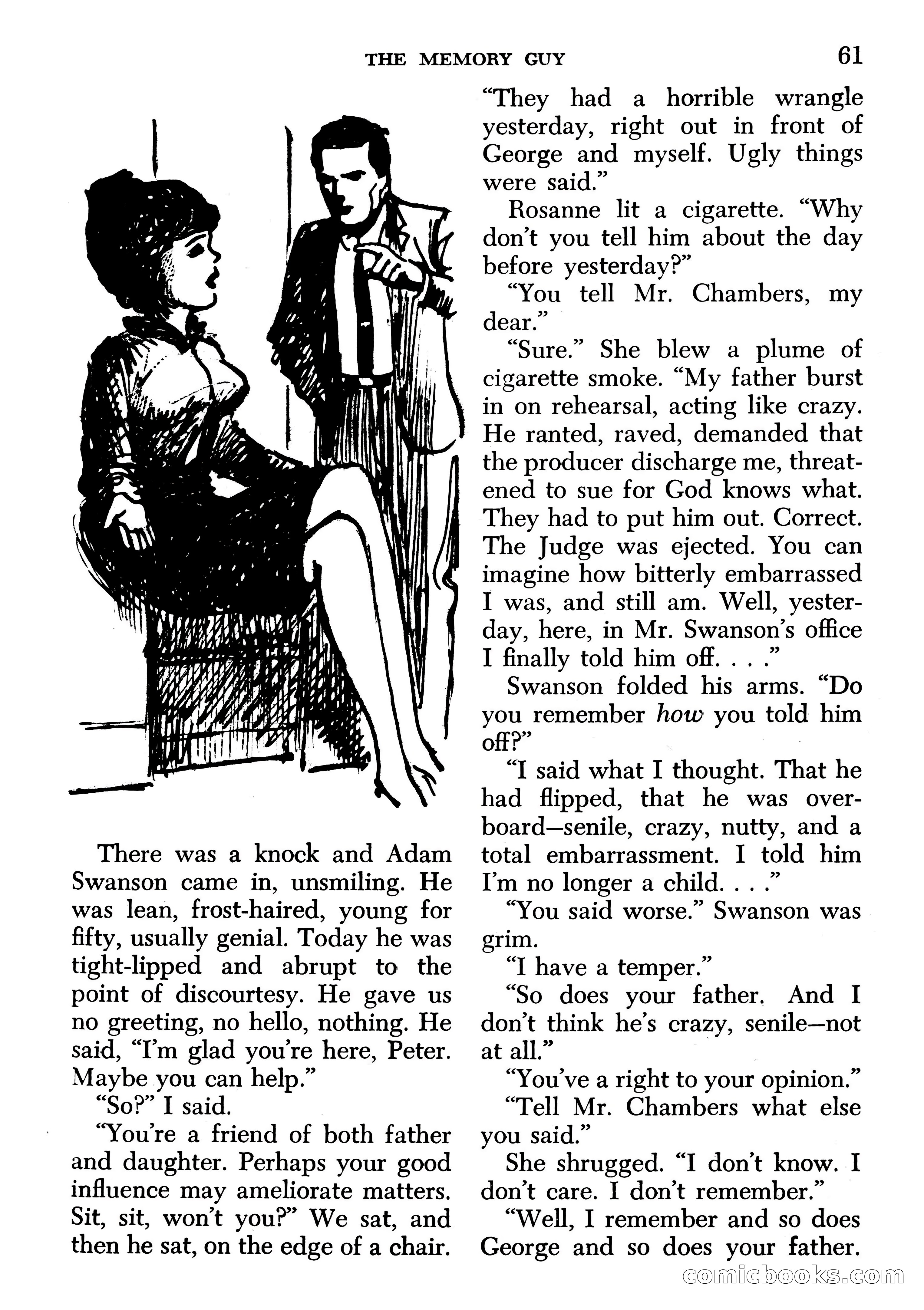 Edgar Wallace Mystery Magazine, March 1966 — page 61 of 164