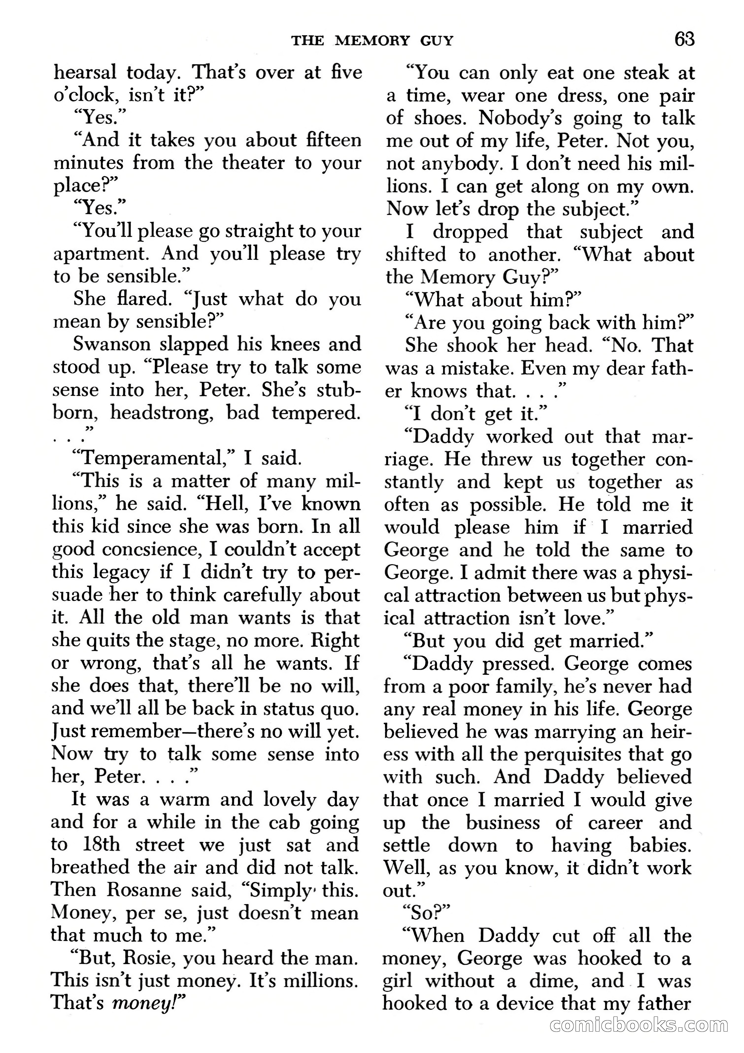 Edgar Wallace Mystery Magazine, March 1966 — page 63 of 164