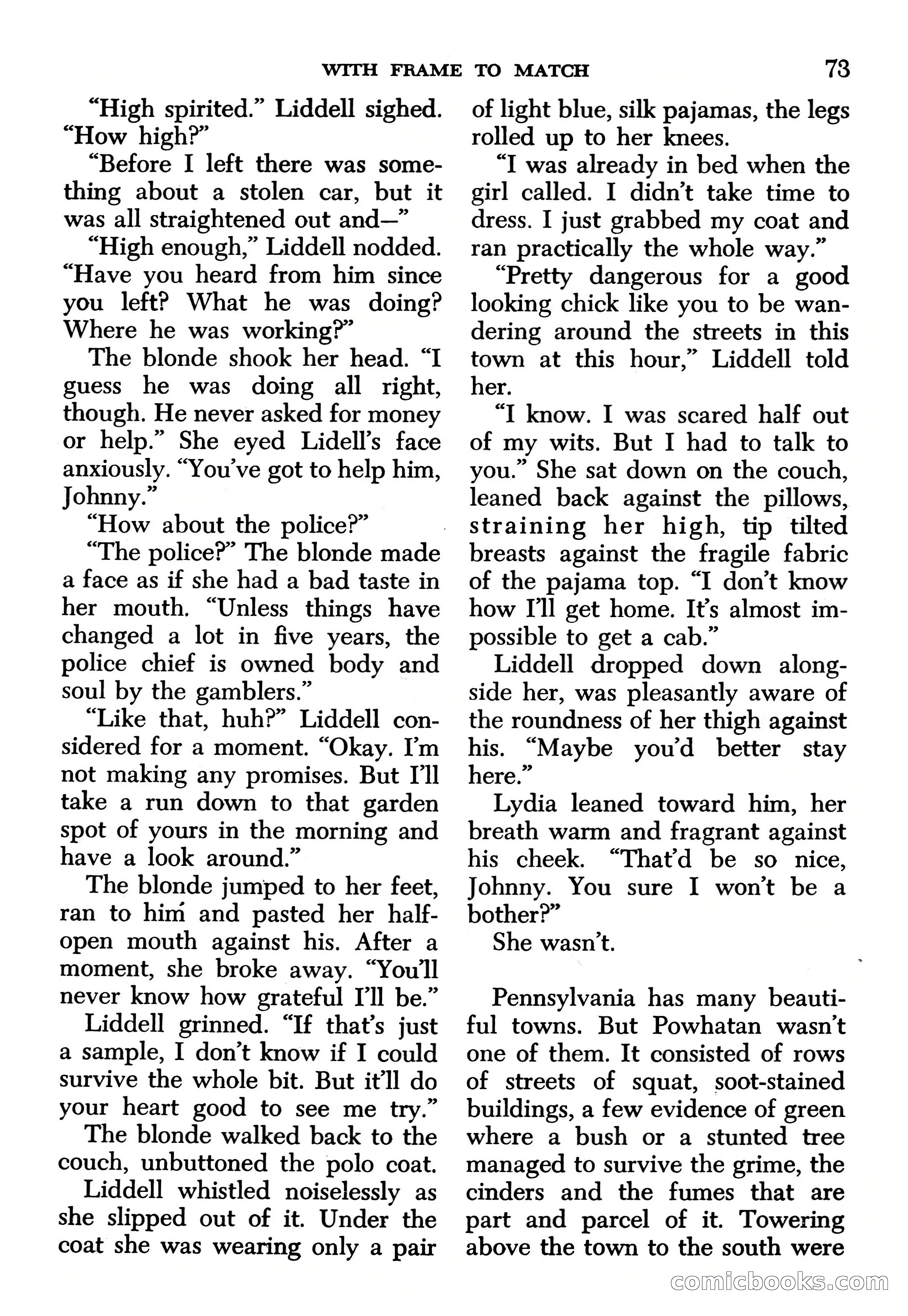 Edgar Wallace Mystery Magazine, March 1966 — page 73 of 164